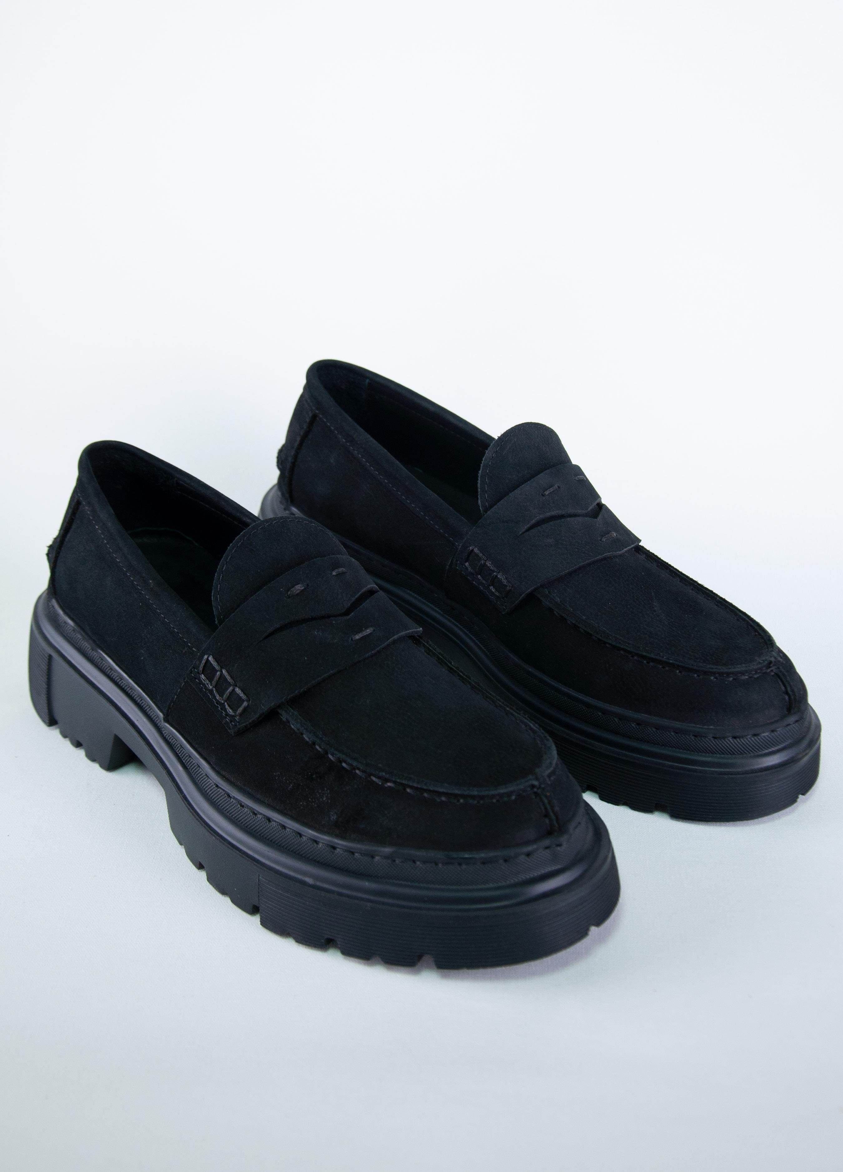 Dimattia Erkek Nubuk Deri Loafer DM00278 U007823 SIYAH