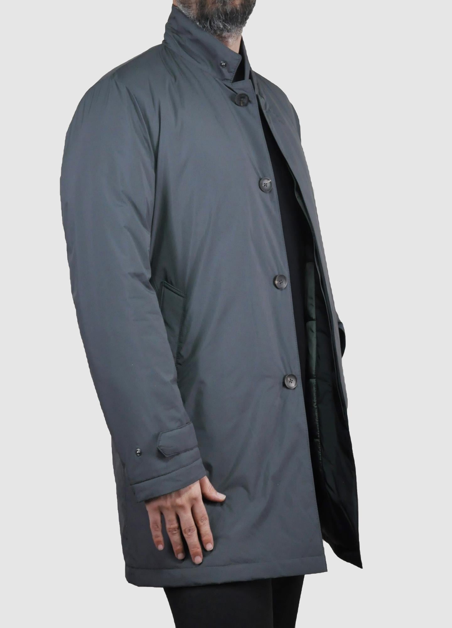 Gabbiacci Erkek Dik Yaka 3M THINSULATE™ Dolgu Yalıtım Mont U008218 FUME