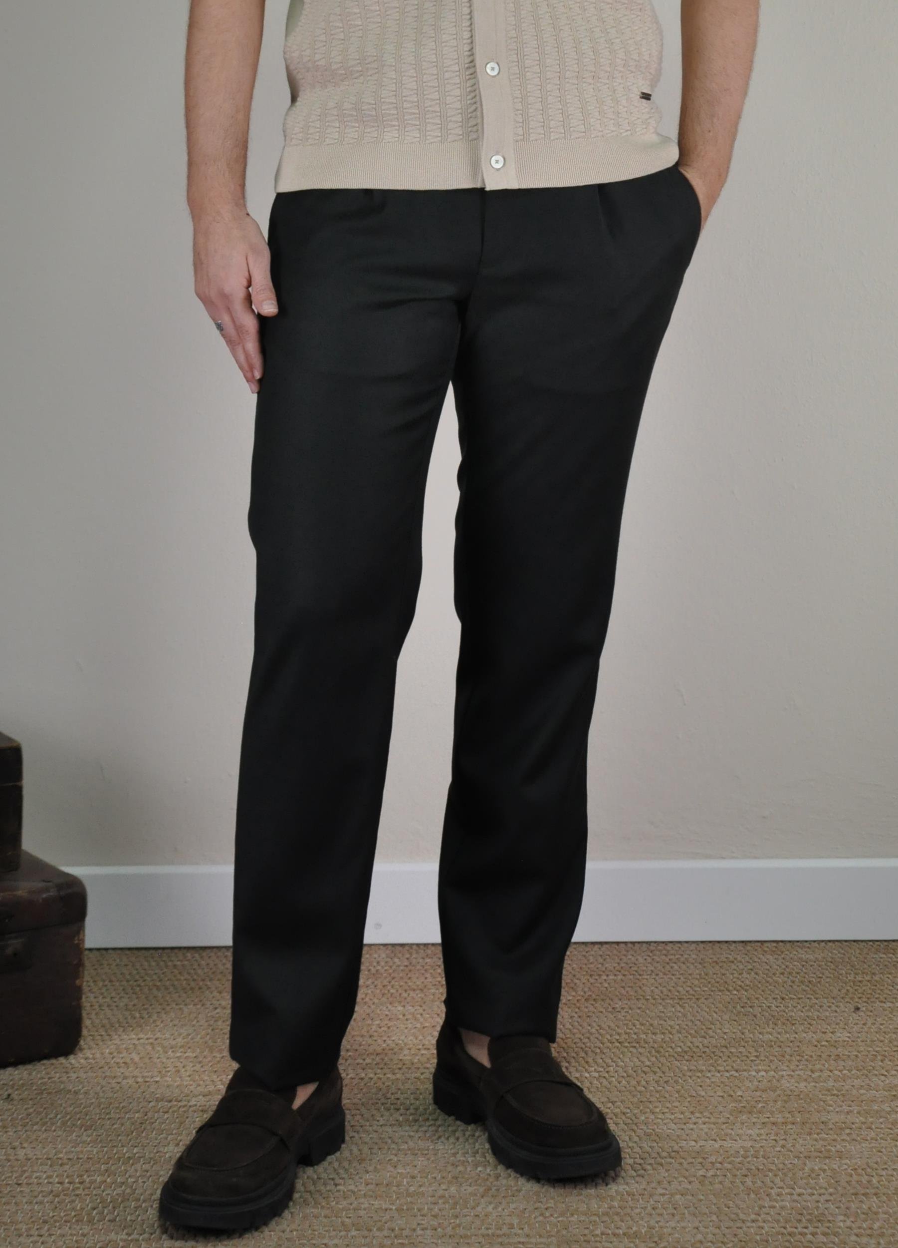 Gabbiacci Erkek İpli %100 Yün Jogger Pantolon U008220 HAKI