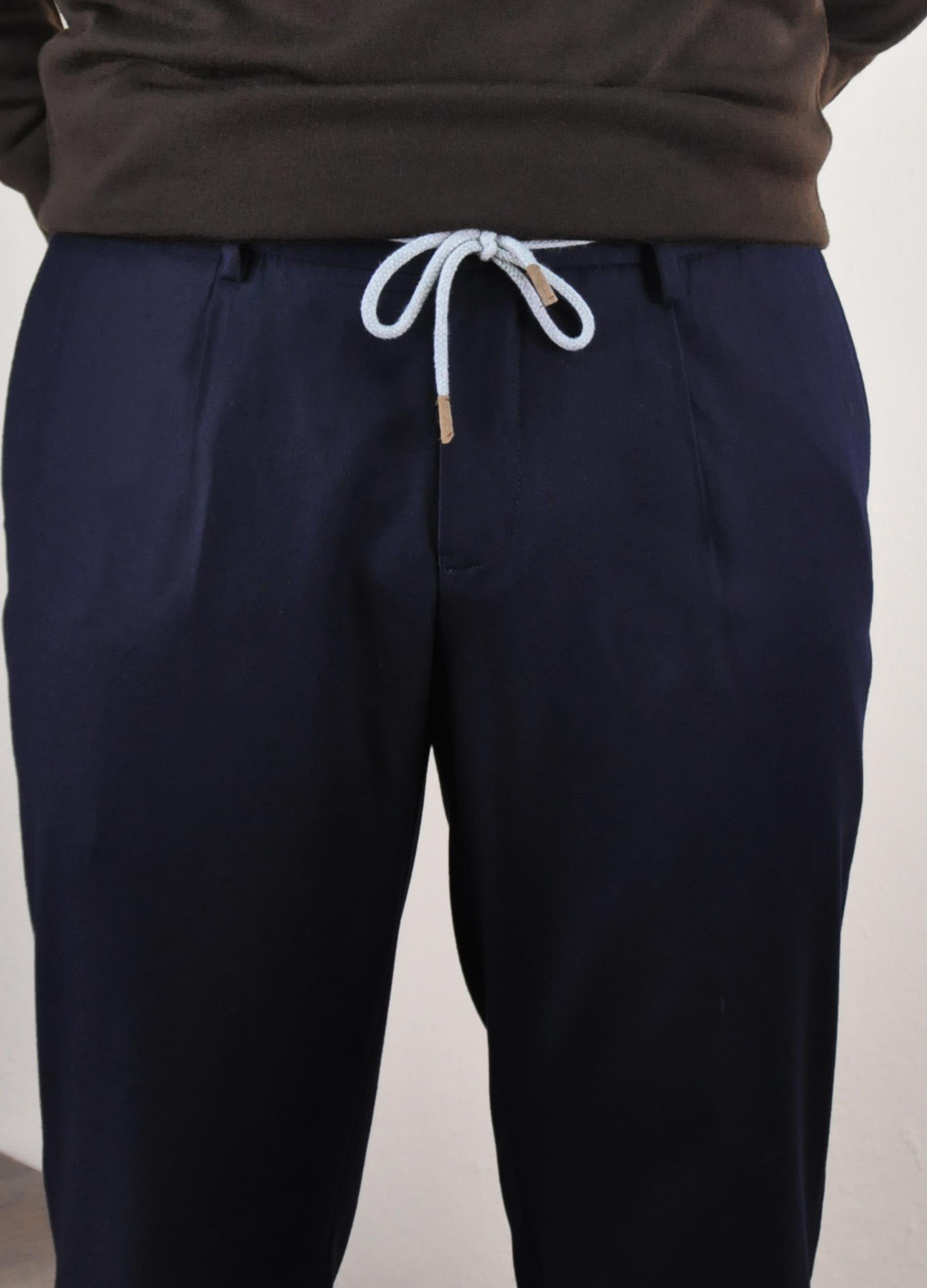 Gabbiacci Erkek Yün Pantolon U008201 LACIVERT