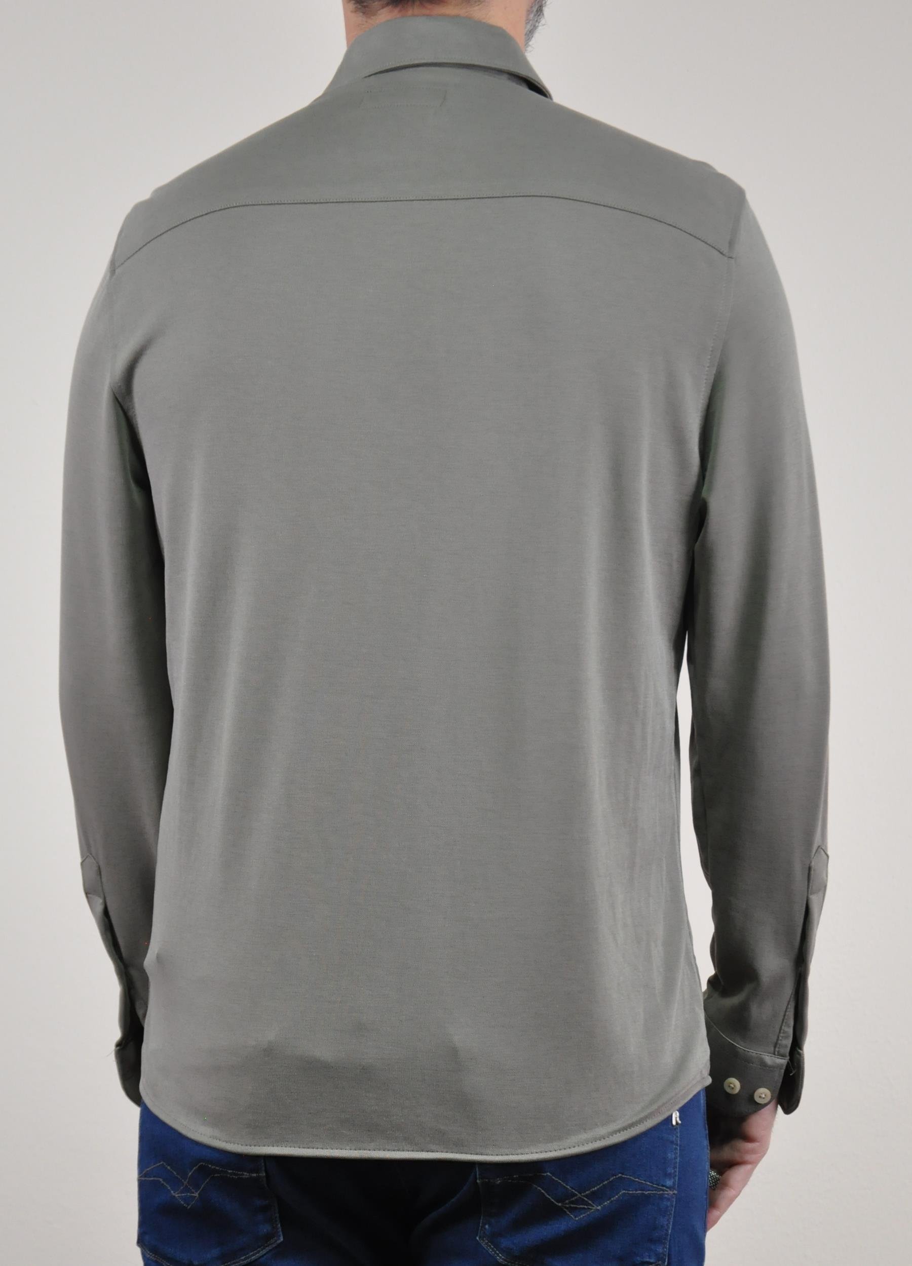 Gızzıt Italy Erkek Regular Fit Uzun Kollu Modal Gömlek U008226 YESIL