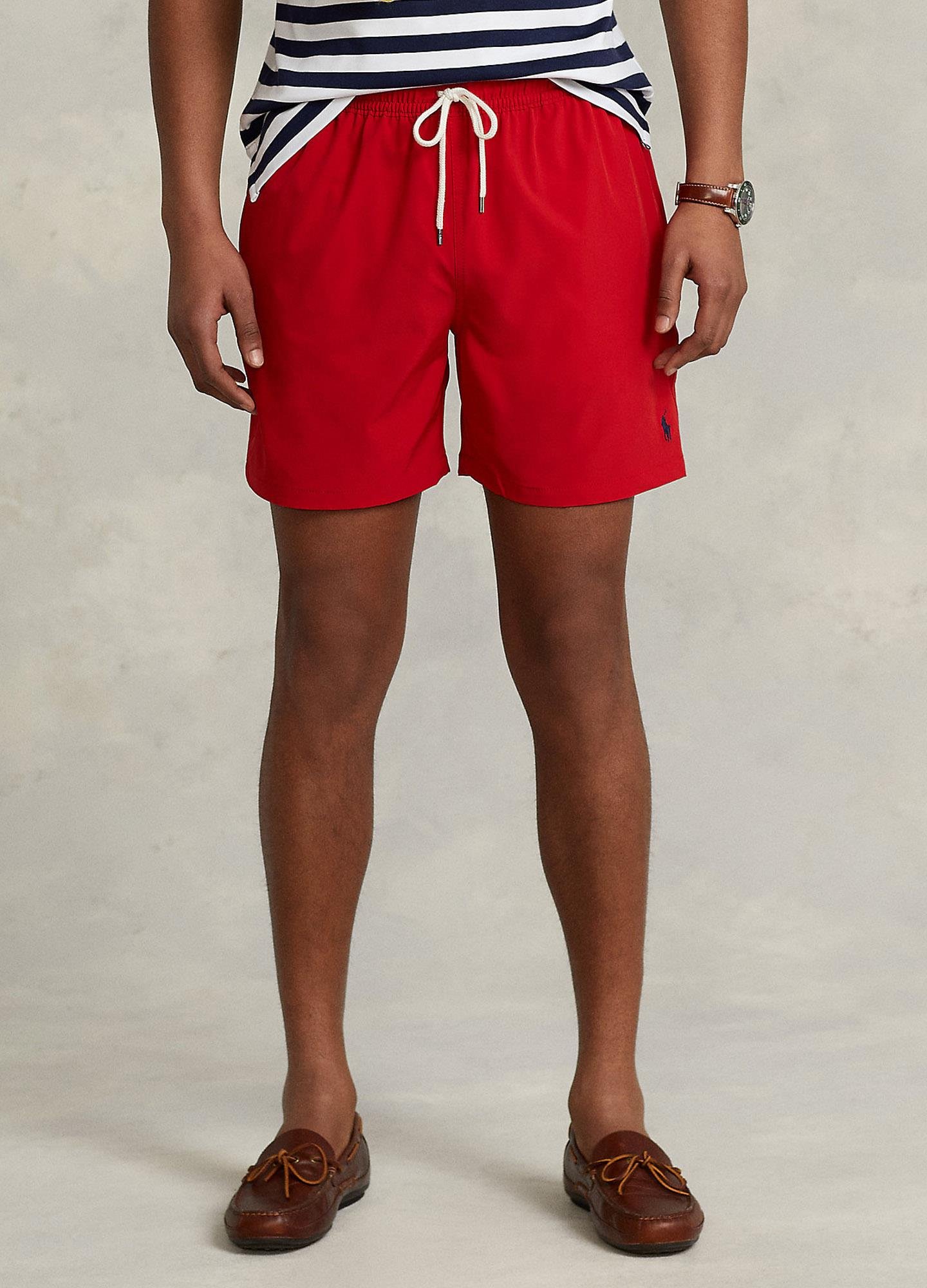 Polo Ralph Lauren Erkek Traveler Deniz Şort Mayo 710887 U006755 KIRMIZI