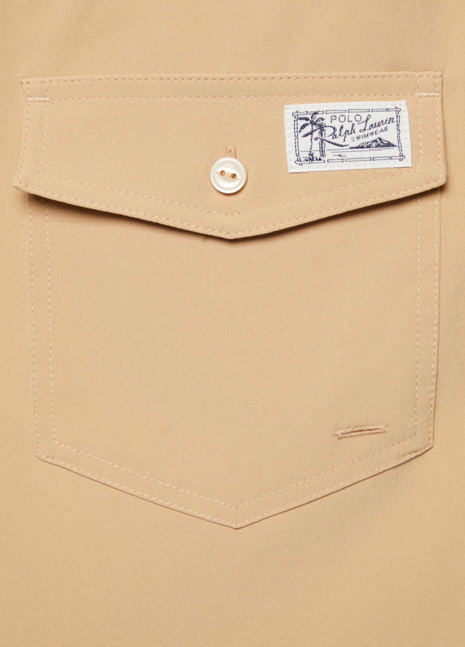 Polo Ralph Lauren Erkek Traveler Deniz Şort Mayo 710887 U006518 KAHVERENGI