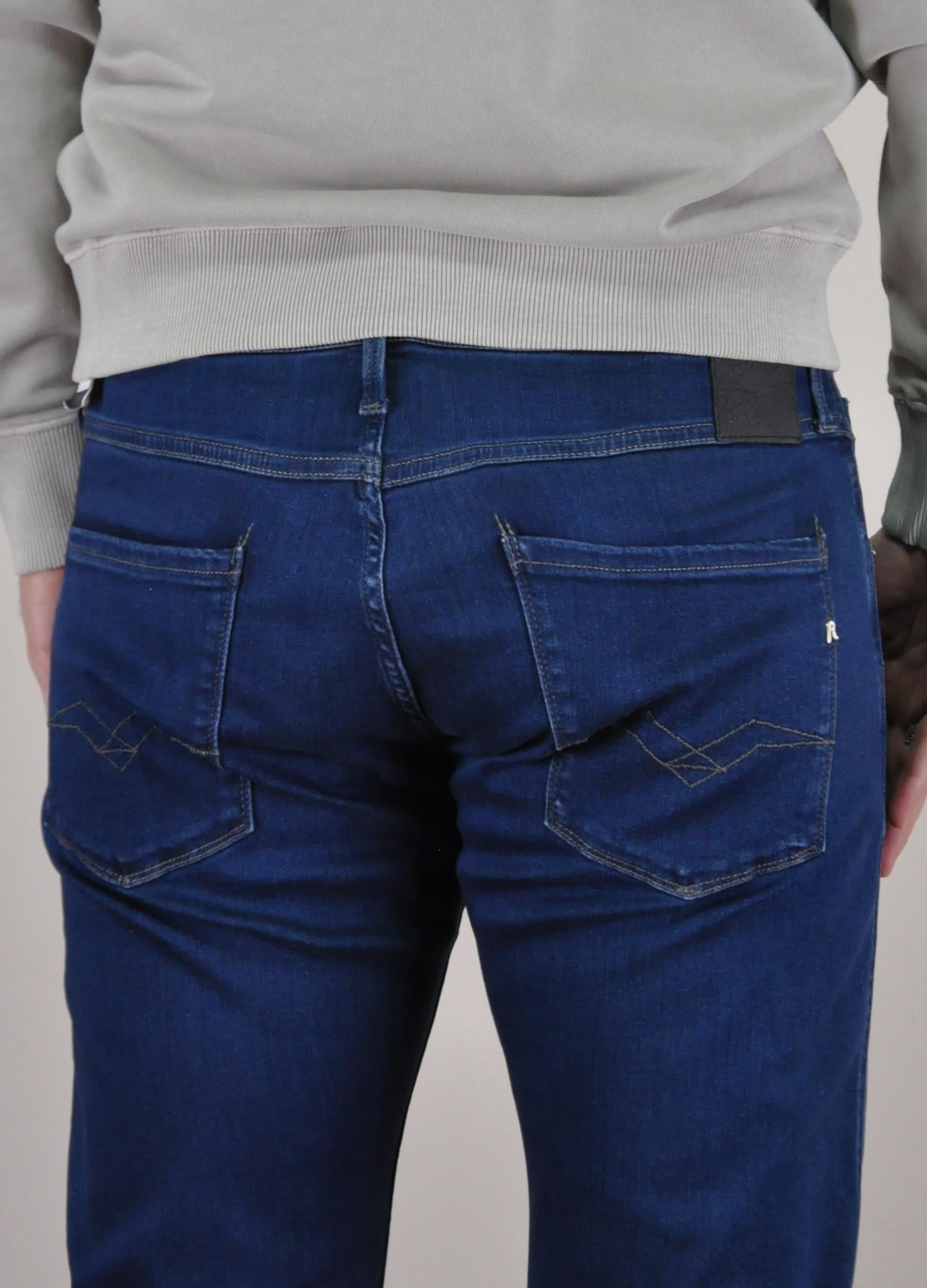 Replay Erkek Yıkamalı Jean Pantolon ANBASS M.914 U007627 MAVI