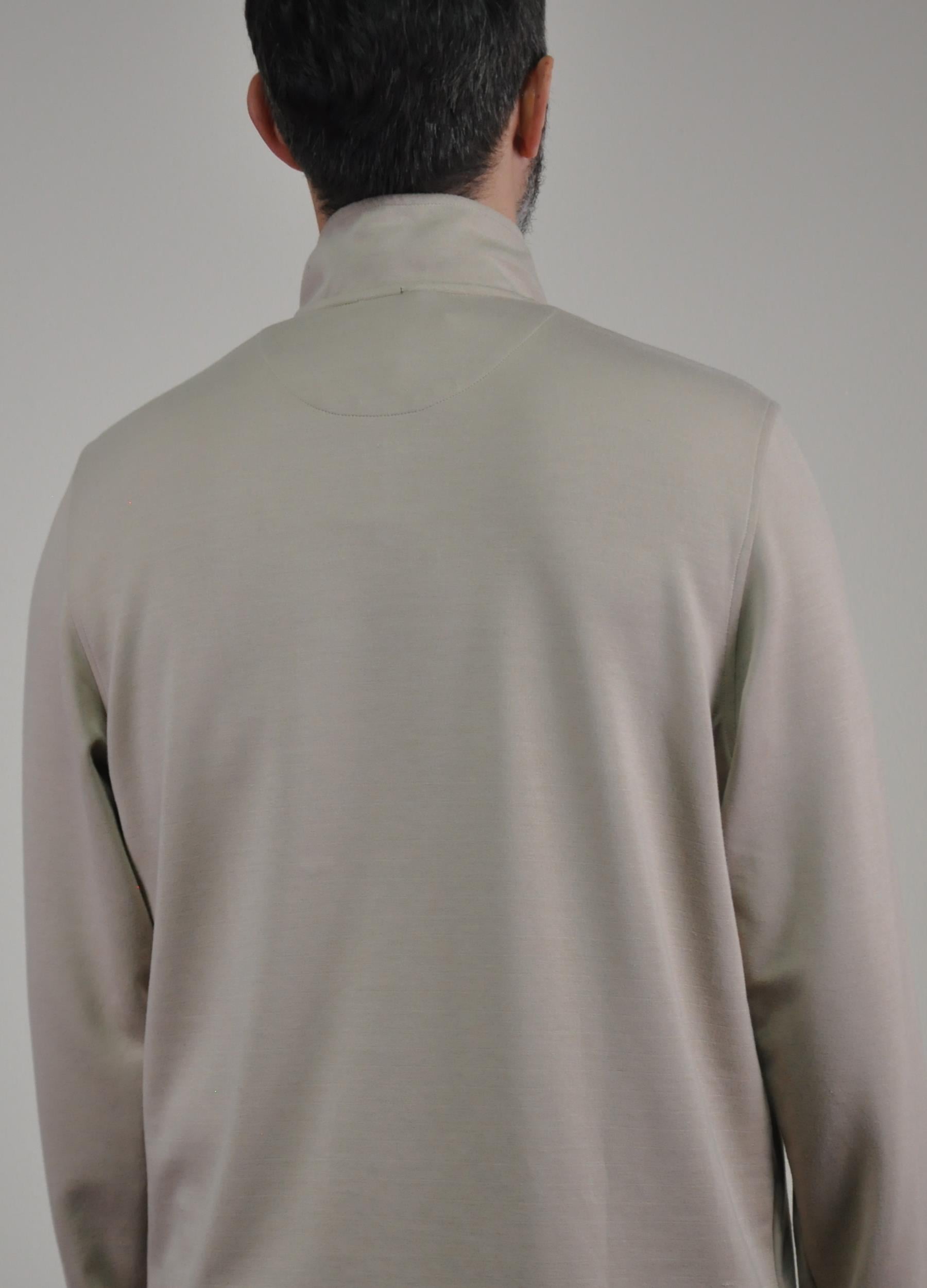Td Bkr Erkek Fermuarlı Dik Yaka Soft Touch Sweatshirt U007864 RENKLI