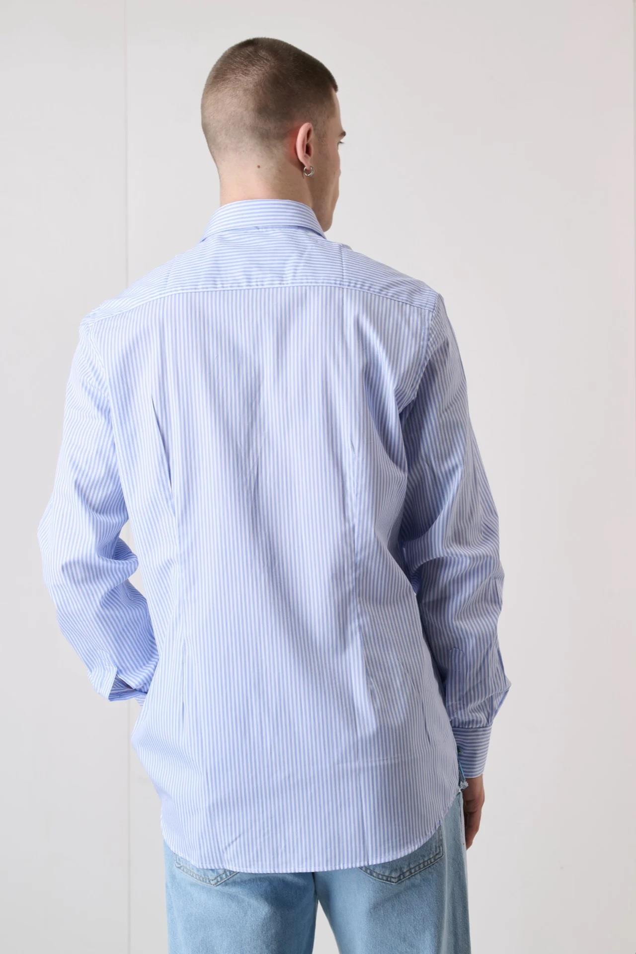 V2 Brand Made in Italy Erkek Gömlek Curıgpoaz U007946 MAVI