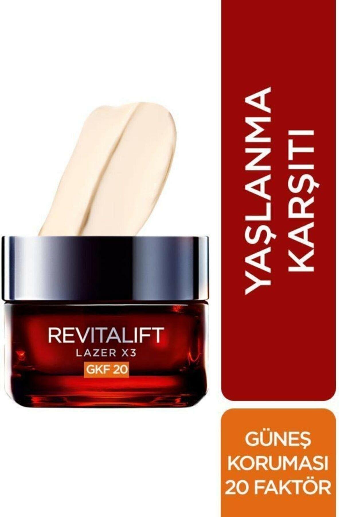 2 Adet Revitalift Lazer X3 Leke Ve Kırılıklık Karşıtı Gfk 20 50 Ml Krem
