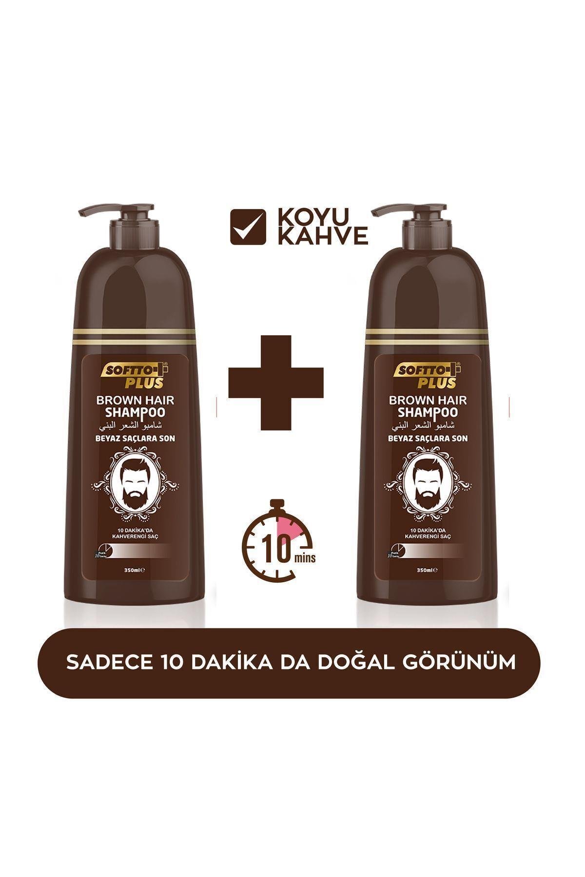 2'li Brown Hair Shampoo Beyaz Saçlardan Kurtulmanın Yolu 350 ml + 350 ml