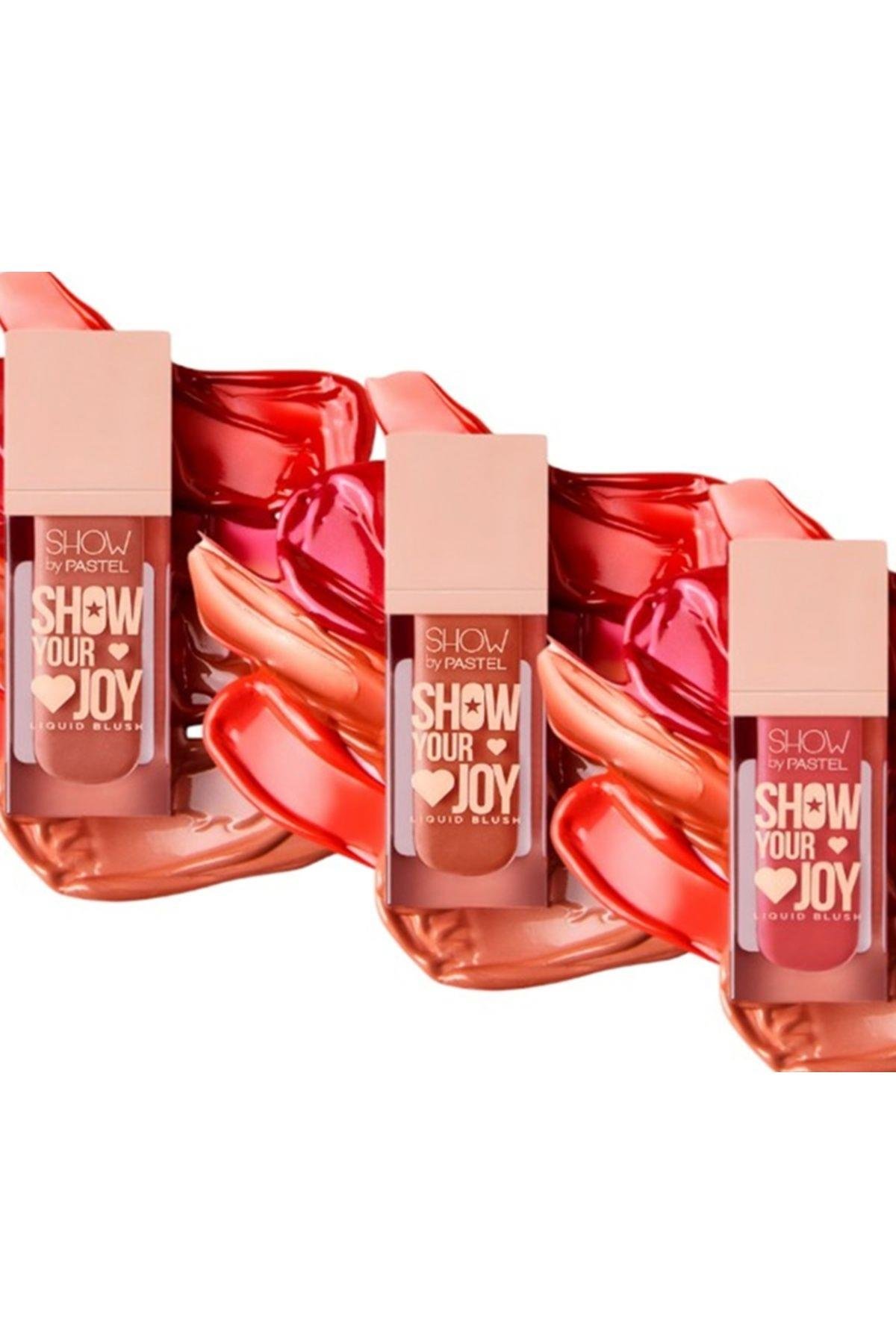 3 LÜ Set Show Your Joy Liquid Blush - Likit Allık 57 -58 - 53 3 renk birlikte