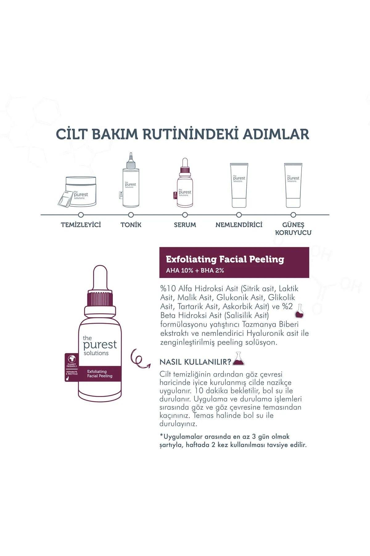 Aha & Bha Canlandırıcı & Cilt Tonu Eşitleyici Kırmızı Peeling Cilt Serumu 30 Ml