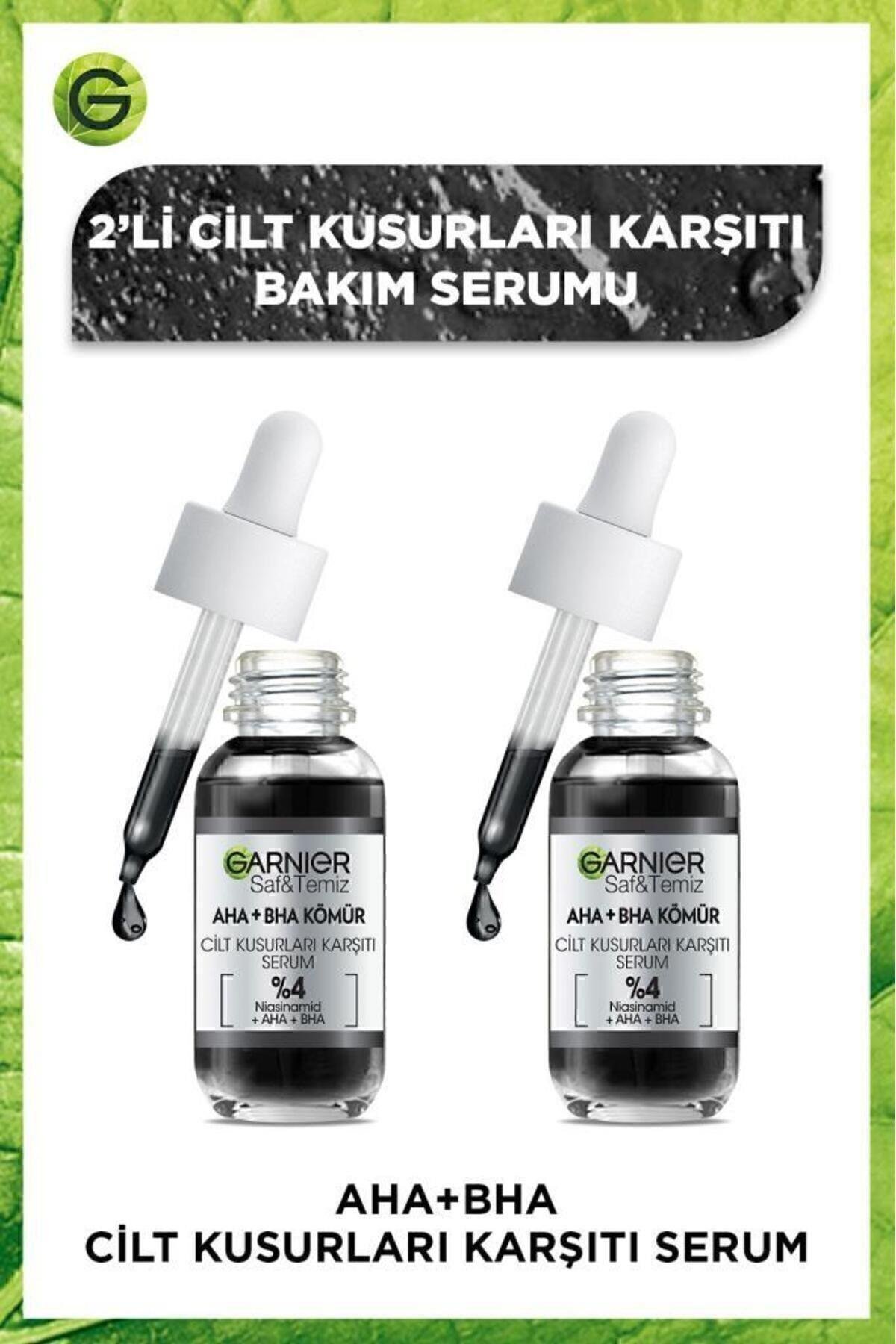 Aha Bha Cilt Kusurları Karşıtı Serum %4 [niasinamid Peeling Etkili Aha Bha] 30 ml 2'li Set