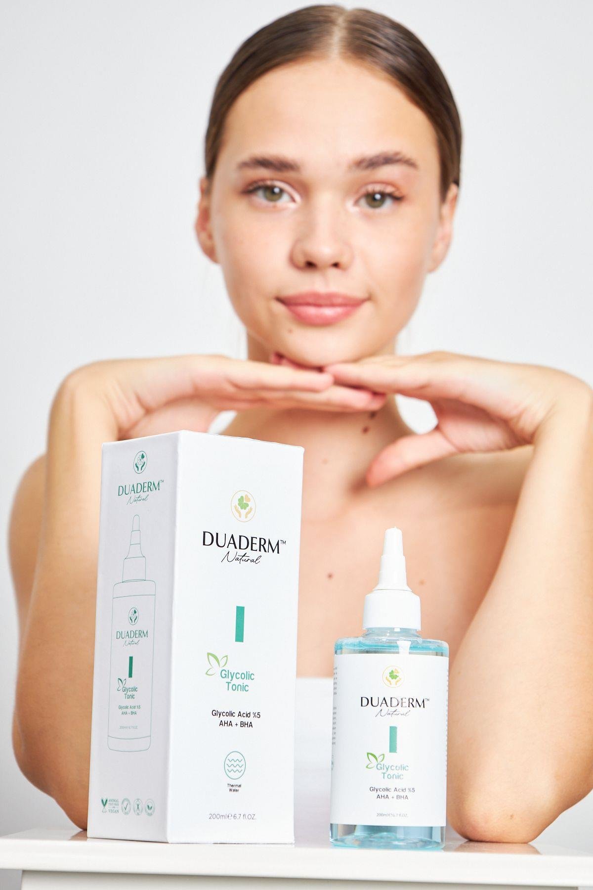 Akne Karşıtı ve Ton Eşitleyici Glycolic Tonic Glycolic Acid 5%, AHA + BHA 200ml