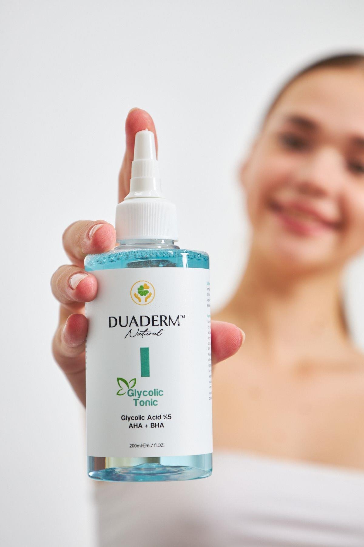 Akne Karşıtı ve Ton Eşitleyici Glycolic Tonic Glycolic Acid 5%, AHA + BHA 200ml