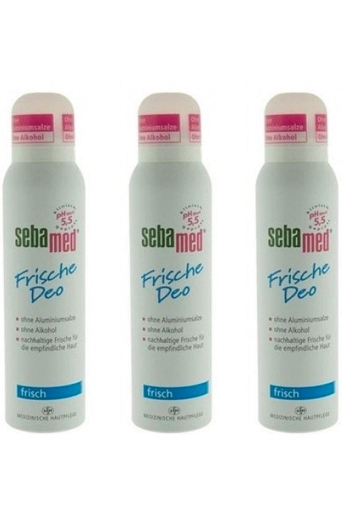 Alkol & Alüminyum Içermeyen Anti Alerjik Frische 3 Adet Deodorant 150 ml