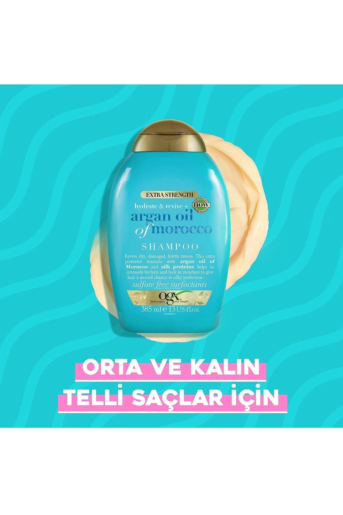 Argan Oil Of Morocco Güçlü Nemlendirici Argan Yağlı Tuzsuz Şampuan 385ml