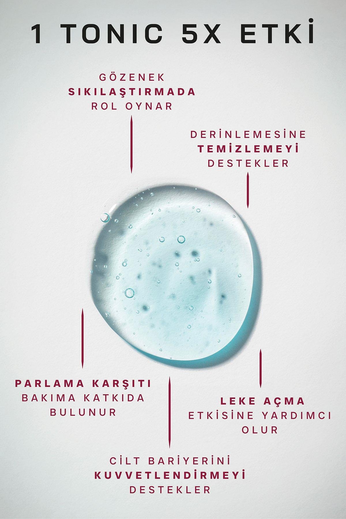 Arındırıcı Gözenek Sıkılaştırıcı Tonik 200ml Lekeleri Açma Etkili Nemlendirici Ve Temizleyici