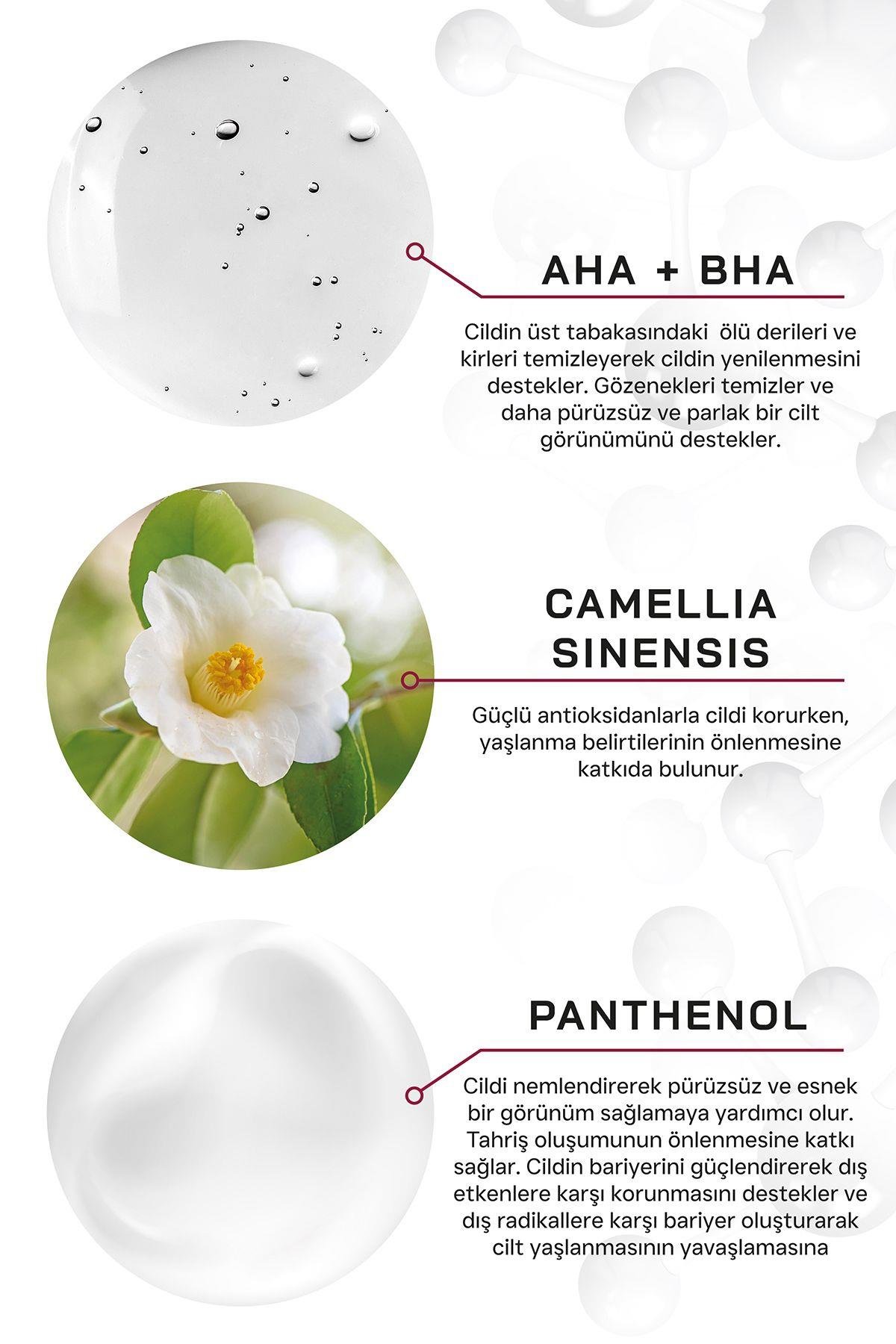 Arındırıcı Gözenek Sıkılaştırıcı Tonik 200ml Lekeleri Açma Etkili Nemlendirici Ve Temizleyici