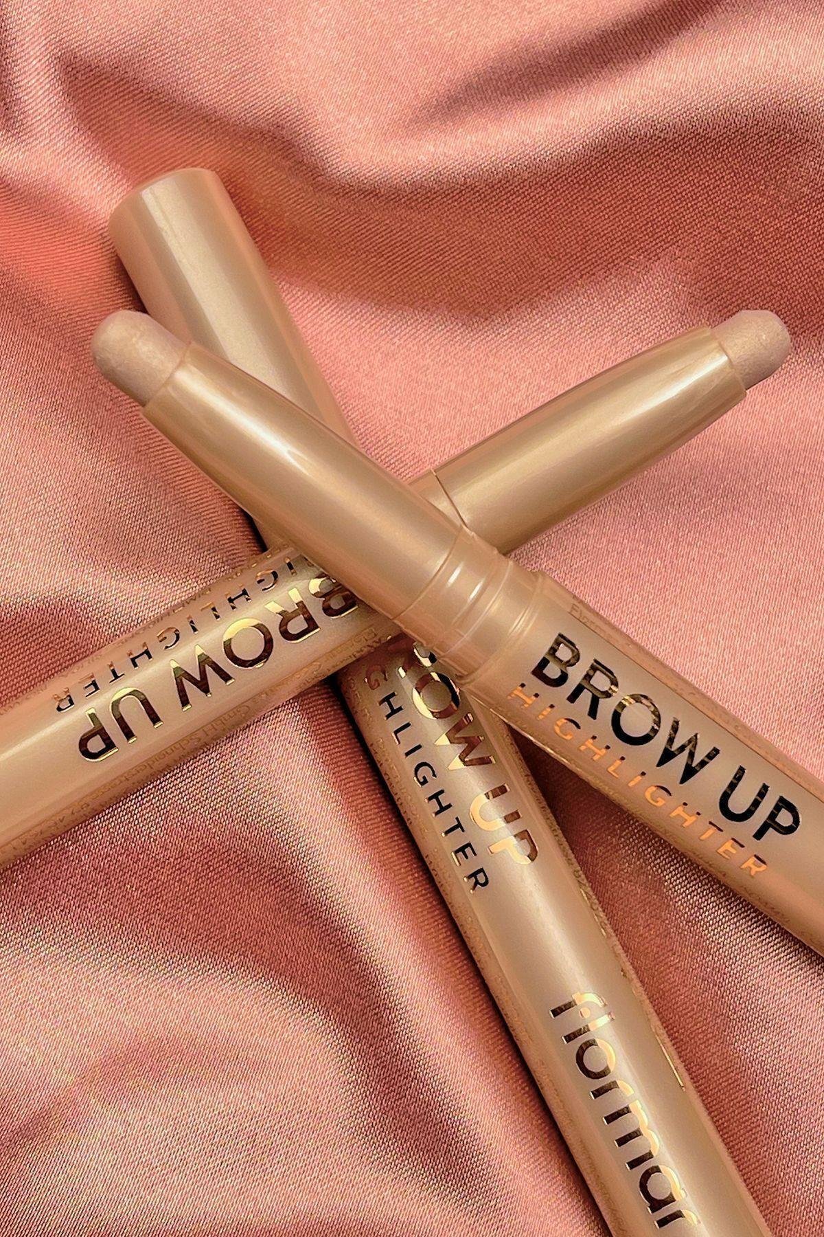 Asansörlü Aydınlatıcı Kaş Kalemi Uçuk Kahve -brow Up Highlighter Pencil-000 Champagne-8690604622269