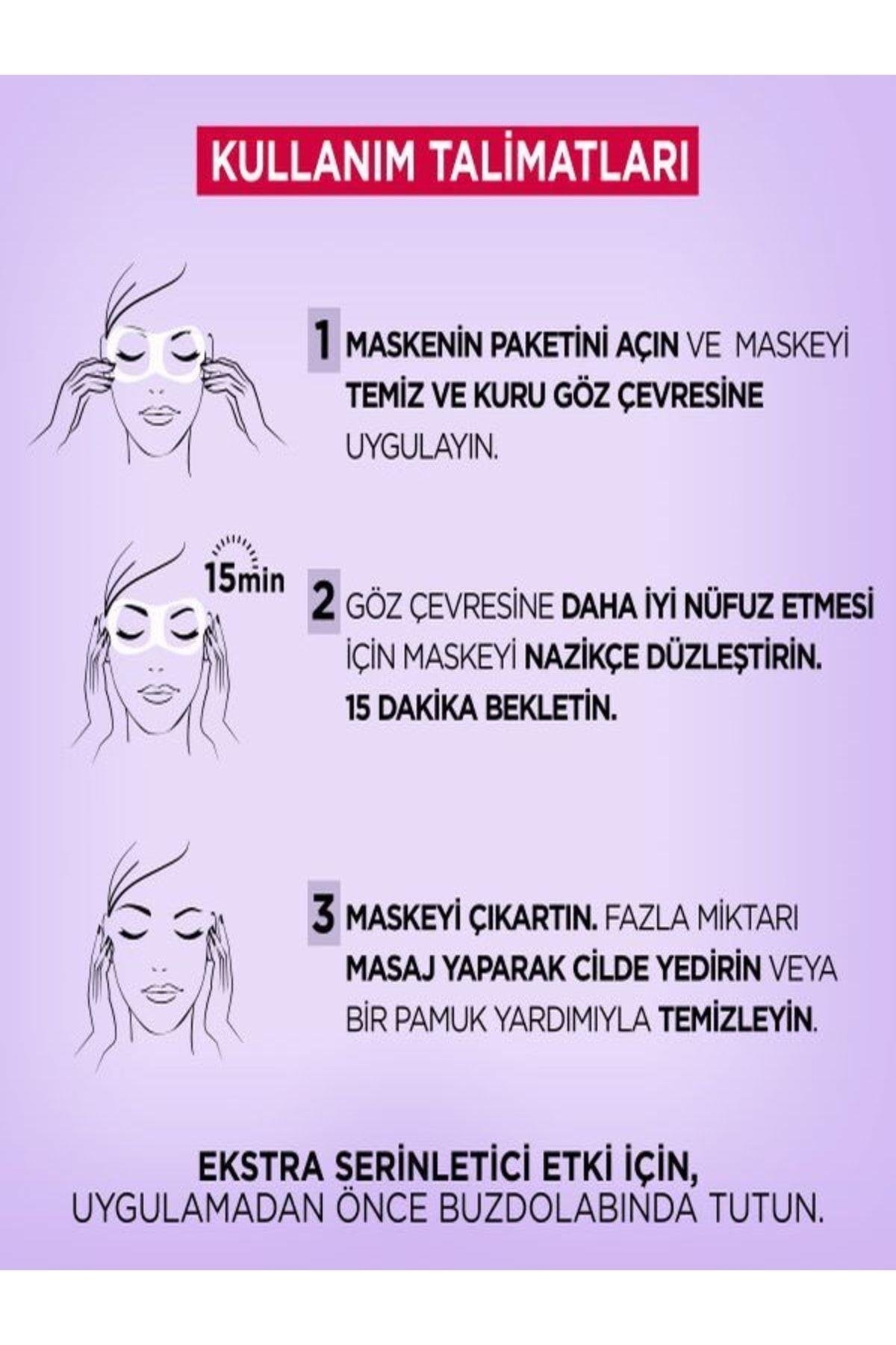 Aydınlatıcı Serum 30ml Ve L'oreal Paris Revitalift Filler Serinletici Göz Serum Maskesi