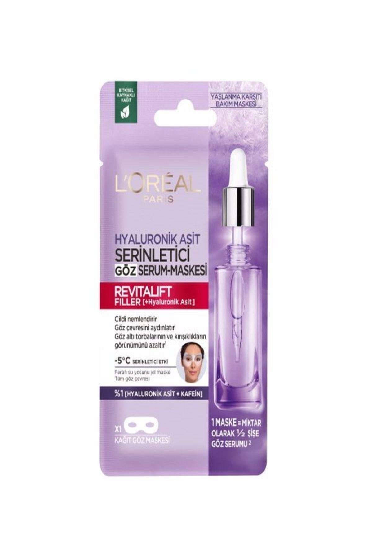 Aydınlatıcı Serum 30ml Ve L'oreal Paris Revitalift Filler Serinletici Göz Serum Maskesi