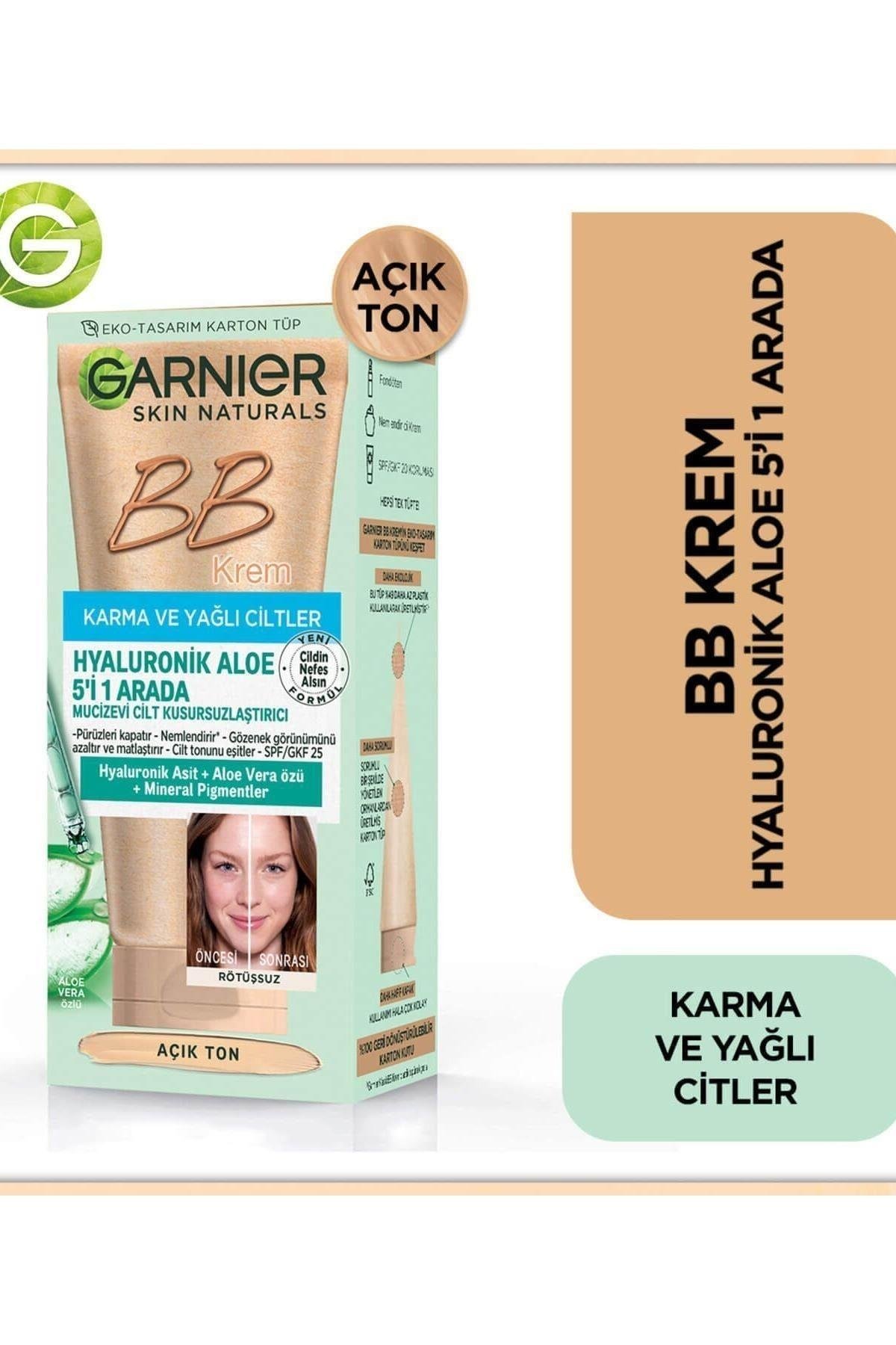 Bb Krem Karma Yağlı Ciltler Açık Ton
