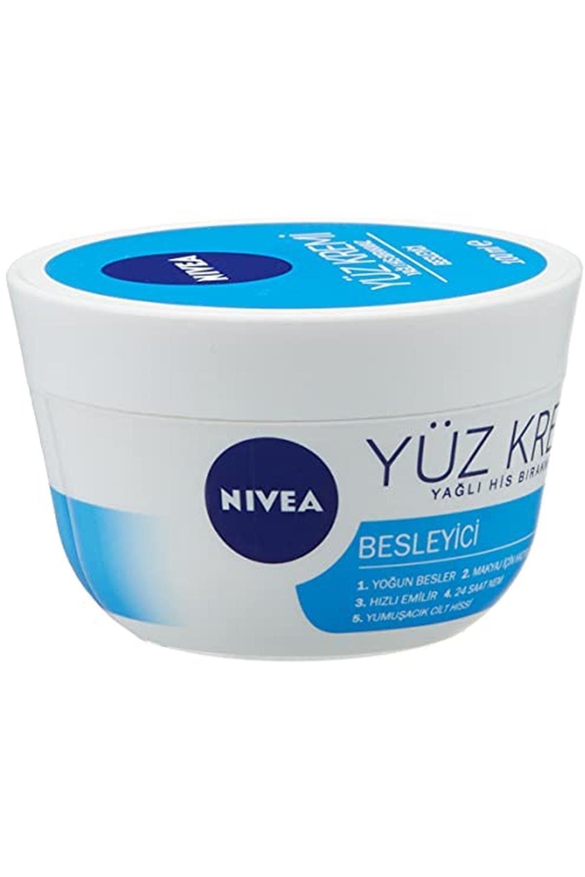 Besleyici Yüz Kremi 100 Ml, Makyaj Bazı, 24 Saat Nemlendirici, Hızlı Emilen Yüz Bakım Kremi