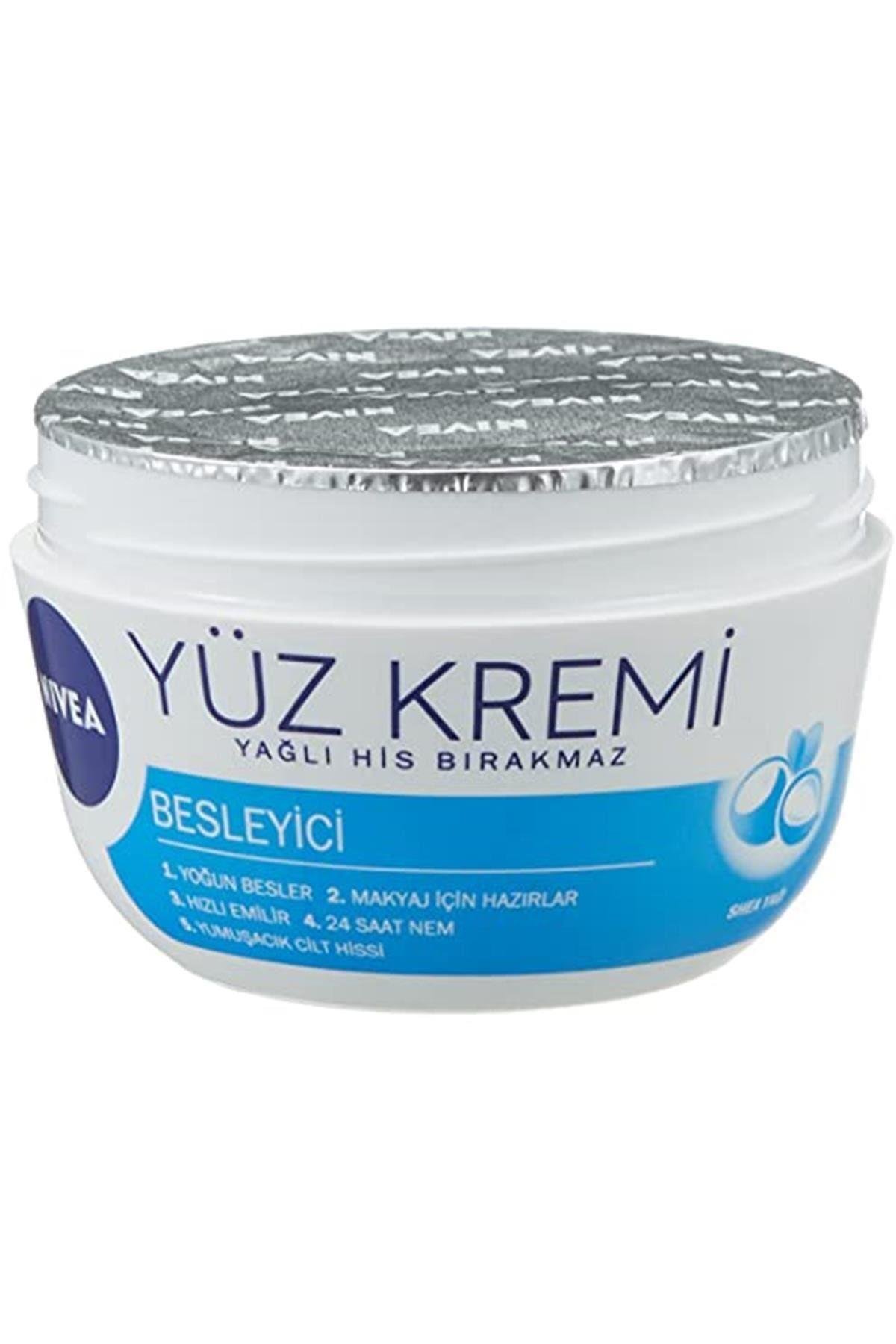 Besleyici Yüz Kremi 100 Ml, Makyaj Bazı, 24 Saat Nemlendirici, Hızlı Emilen Yüz Bakım Kremi