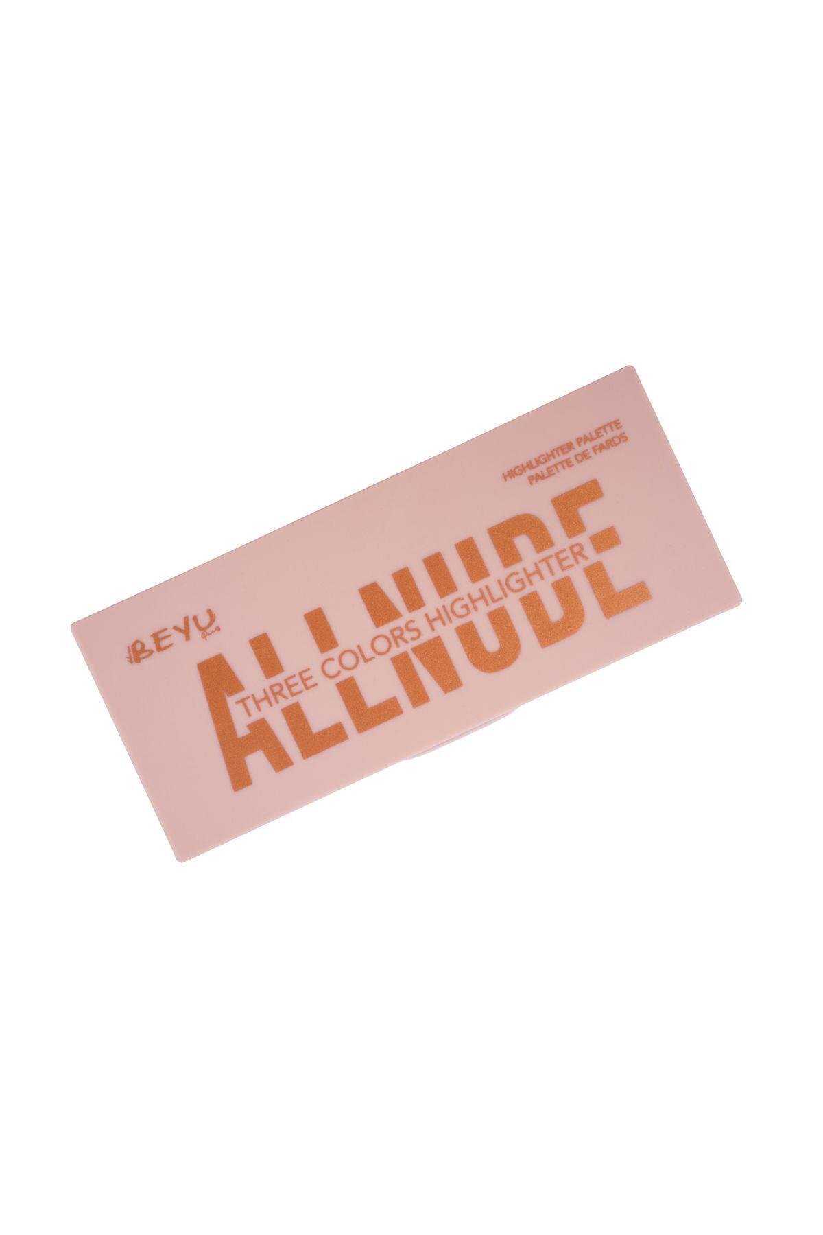 Beyu Deluxe All Nude Highlighter 3 Renkli Palet