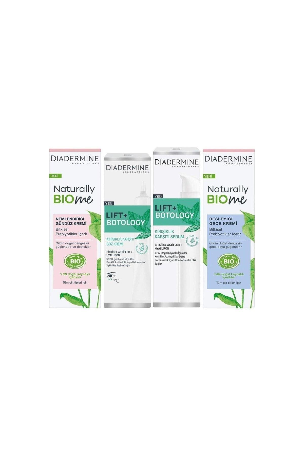 Bıome Krem Gündüz+gece +lift Botology Göz Kremi+serum 4'lü Set