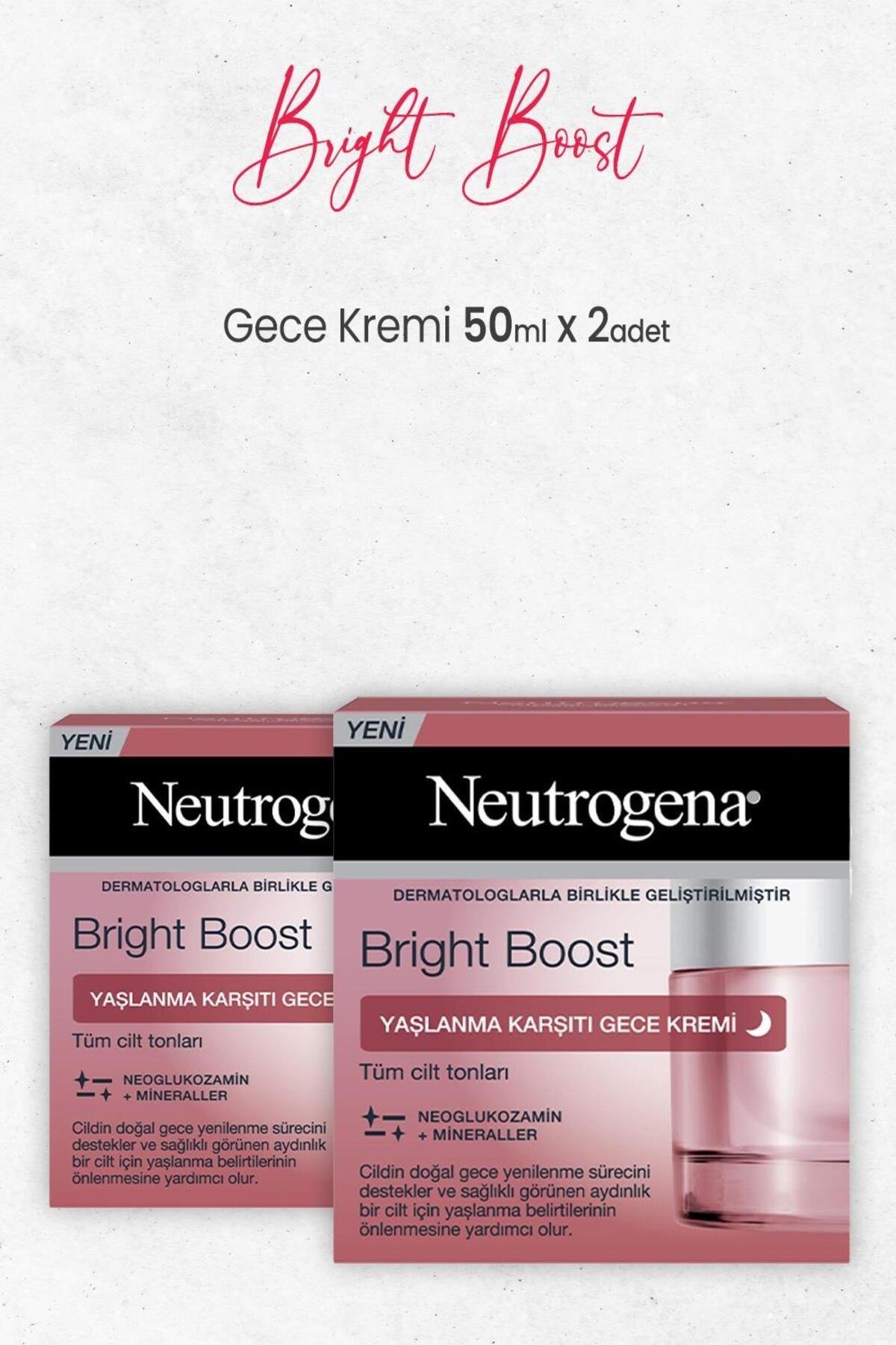 Bright Boost Yaşlanma Karşıtı Gece Kremi 50 ml X 2 Adet