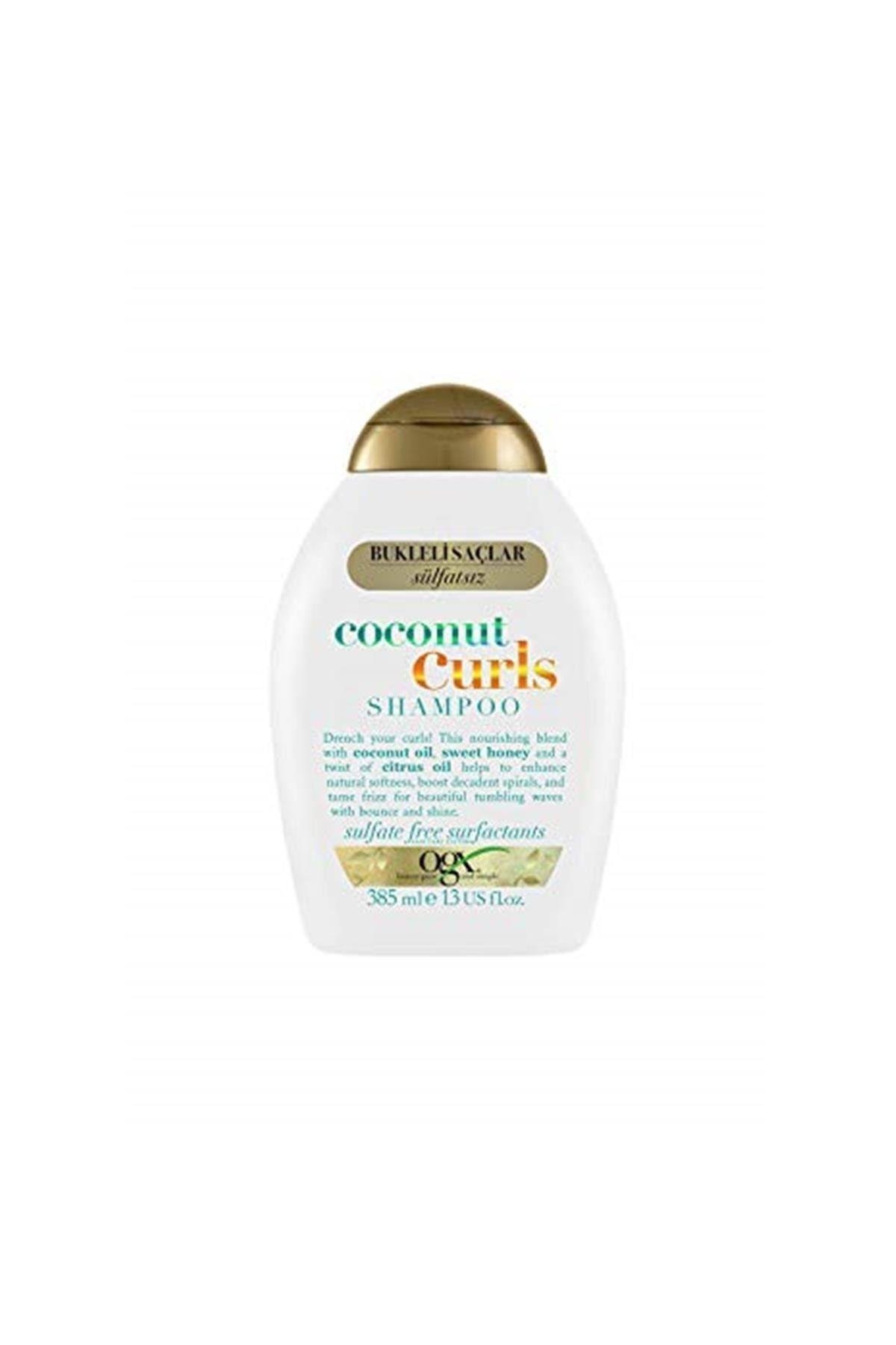 Bukleli Saçlar Için Nemlendirici Coconut Curls Şampuan, 385 Ml