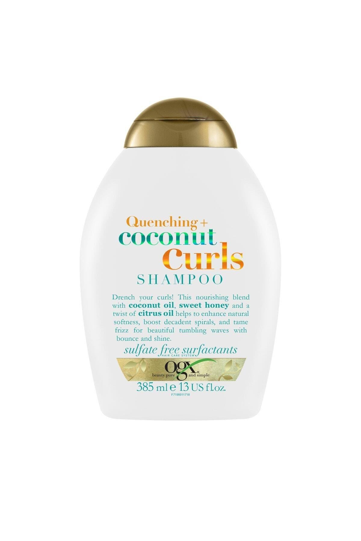 Bukleli Saçlar Için Nemlendirici Coconut Curls Sülfatsız Şampuan 385 ml