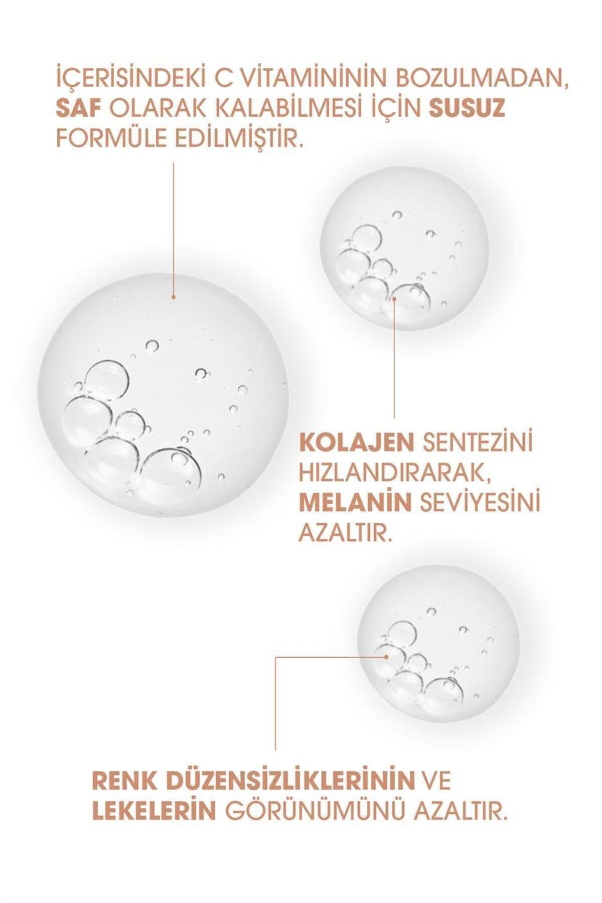 C Vitamin Aydınlatıcı Ve Ton Eşitleyici Yüz Serumu 30 ml %10 Ascorbic Acid