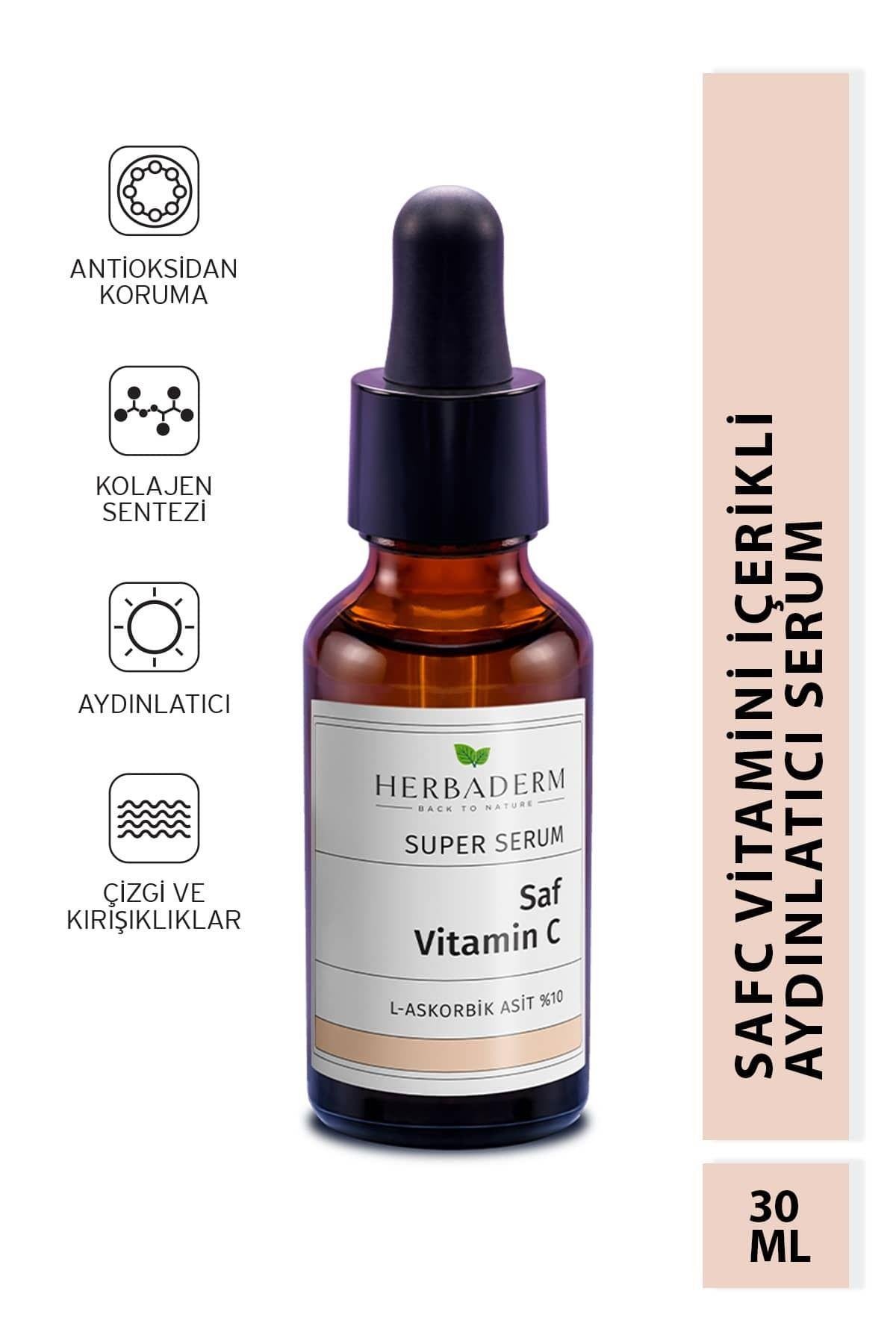 C Vitamin Aydınlatıcı Ve Ton Eşitleyici Yüz Serumu 30 ml %10 Ascorbic Acid