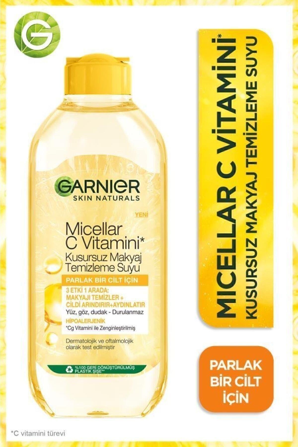 C Vitamini Ikili Bakım Seti - Parlak Süper Aydınlatıcı Serum & Micellar Makyaj Temizleme Suyu 400ml