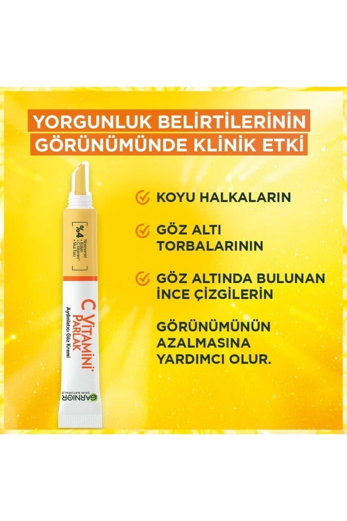C Vitamini Parlak Aydınlatıcı Göz Kremi