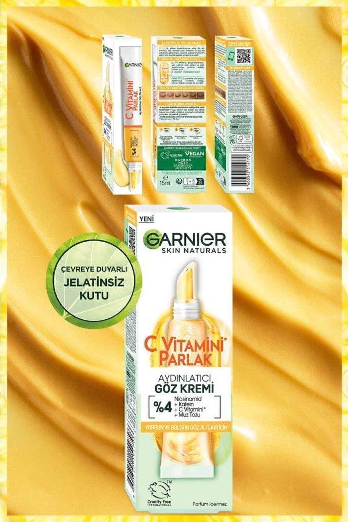 C Vitamini Parlak Aydınlatıcı Göz Kremi 15ml + Süper Aydınlatıcı Serum 30ml
