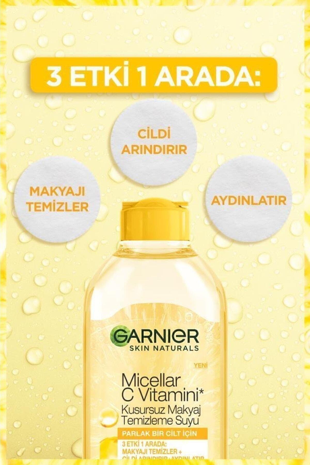 C Vitamini Parlak Aydınlatıcı Göz Kremi 15ml + Süper Aydınlatıcı Serum 30ml + Makyaj Temizleme Suyu
