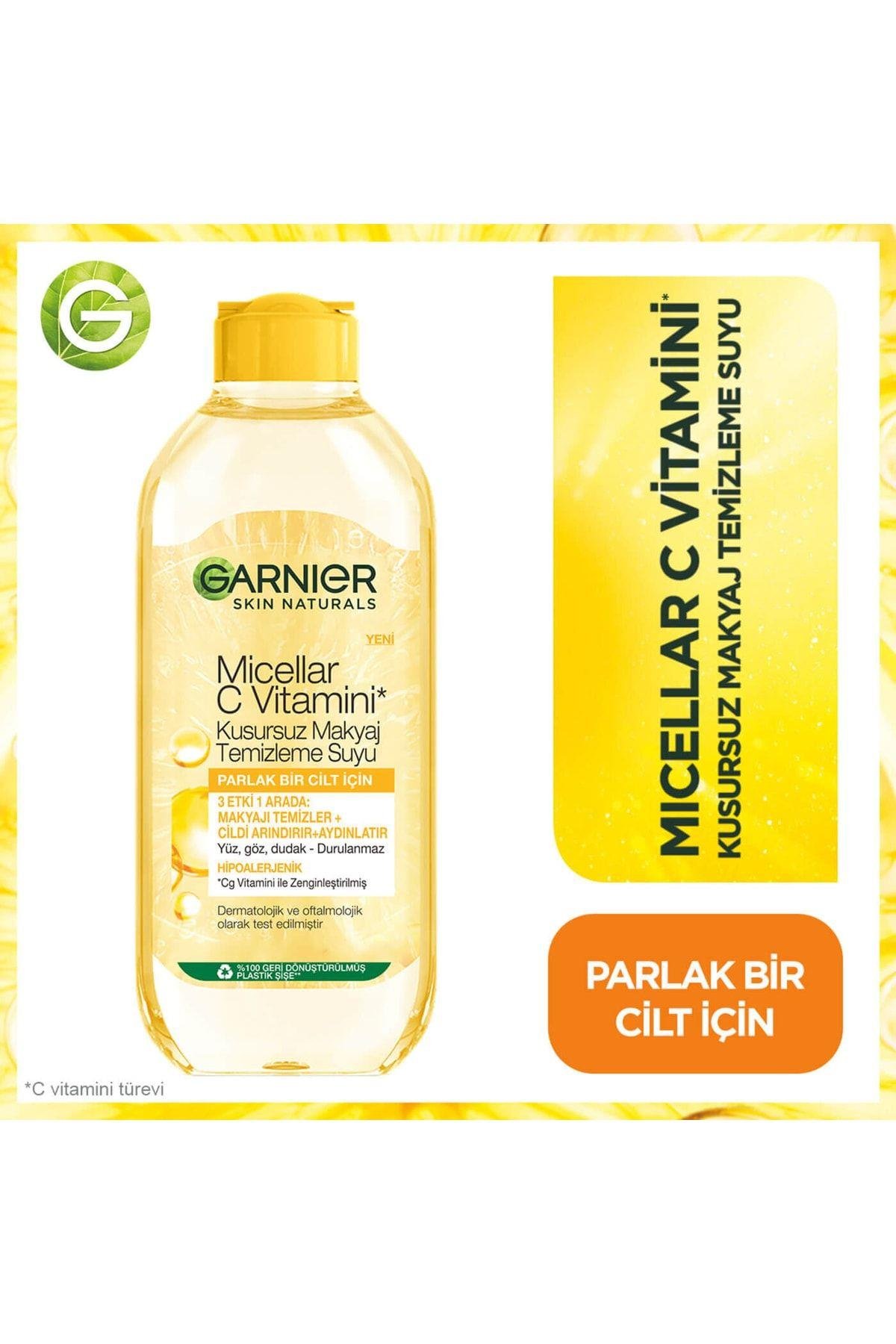 C Vitamini Parlak Aydınlatıcı Serum 30ml + Micellar C Vitamini Temizleme Suyu 400ml