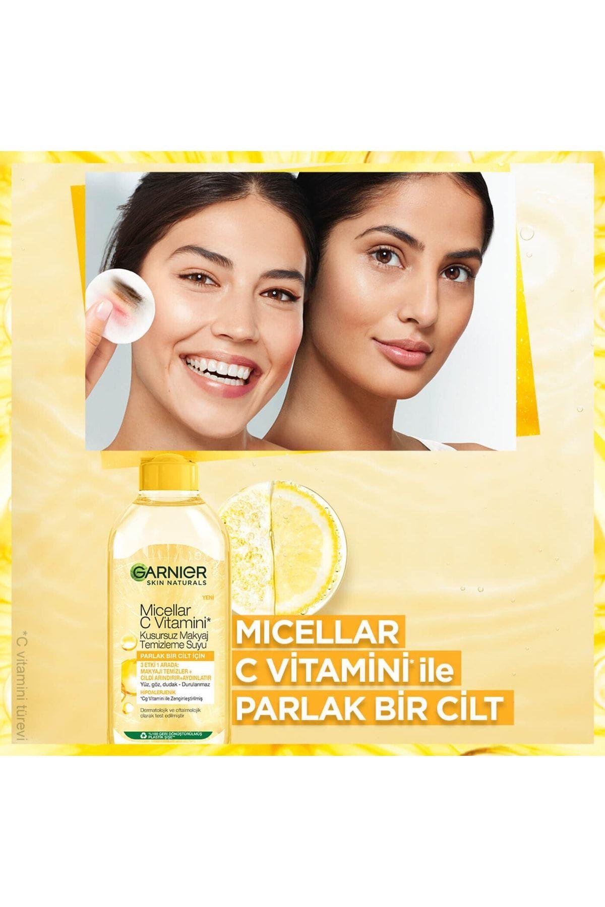 C Vitamini Parlak Aydınlatıcı Serum 30ml + Micellar C Vitamini Temizleme Suyu 400ml