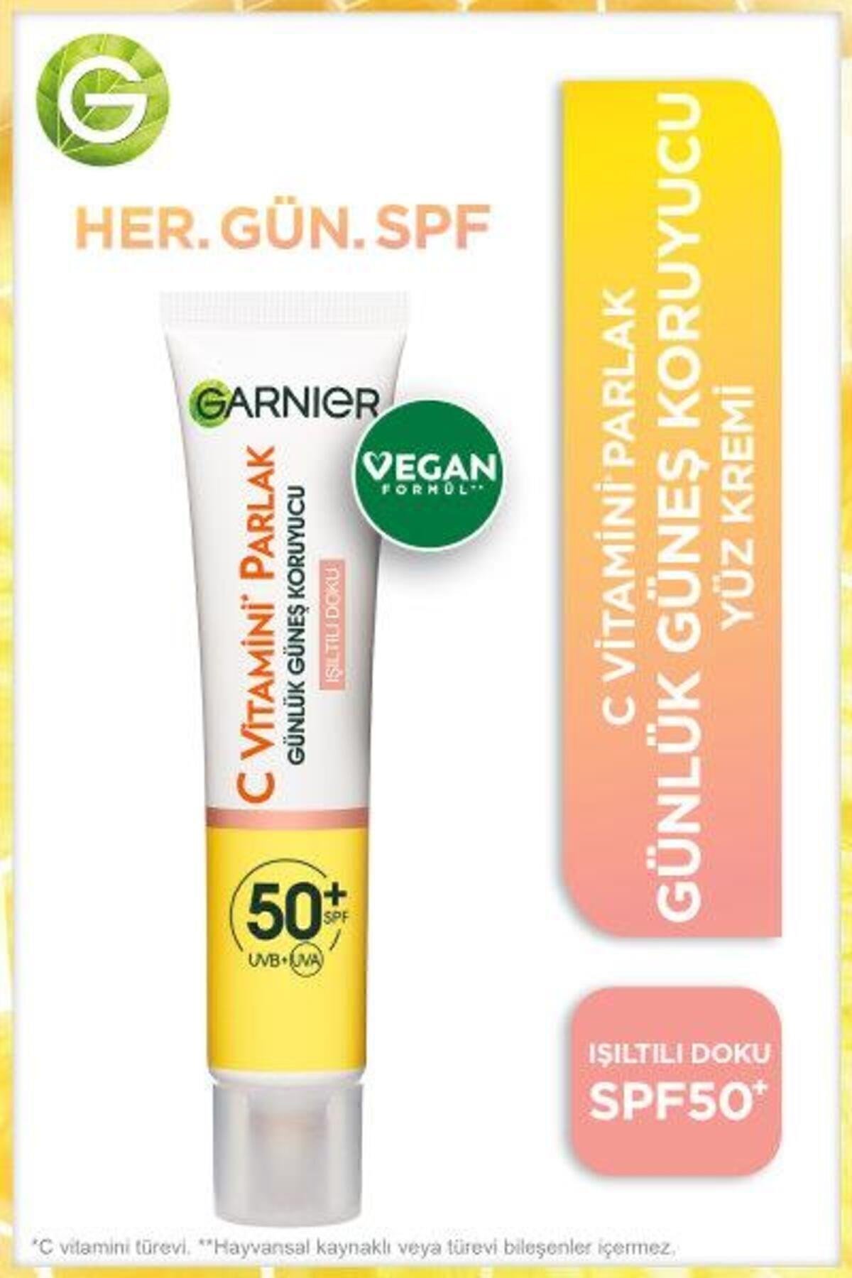 C Vitamini Parlak Güneş Yüz Kremi & Serum & Krem Seti