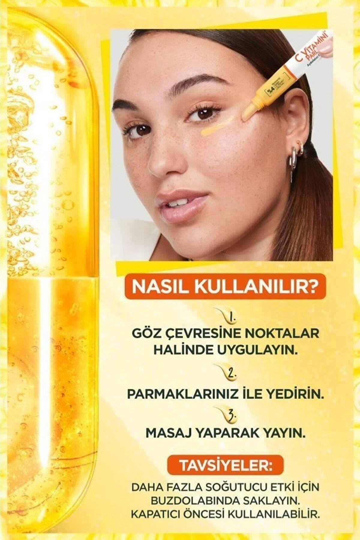 C Vitamini Parlak Koyu Halka Karşıtı Ve Aydınlatıcı Göz Kremi 15.ml