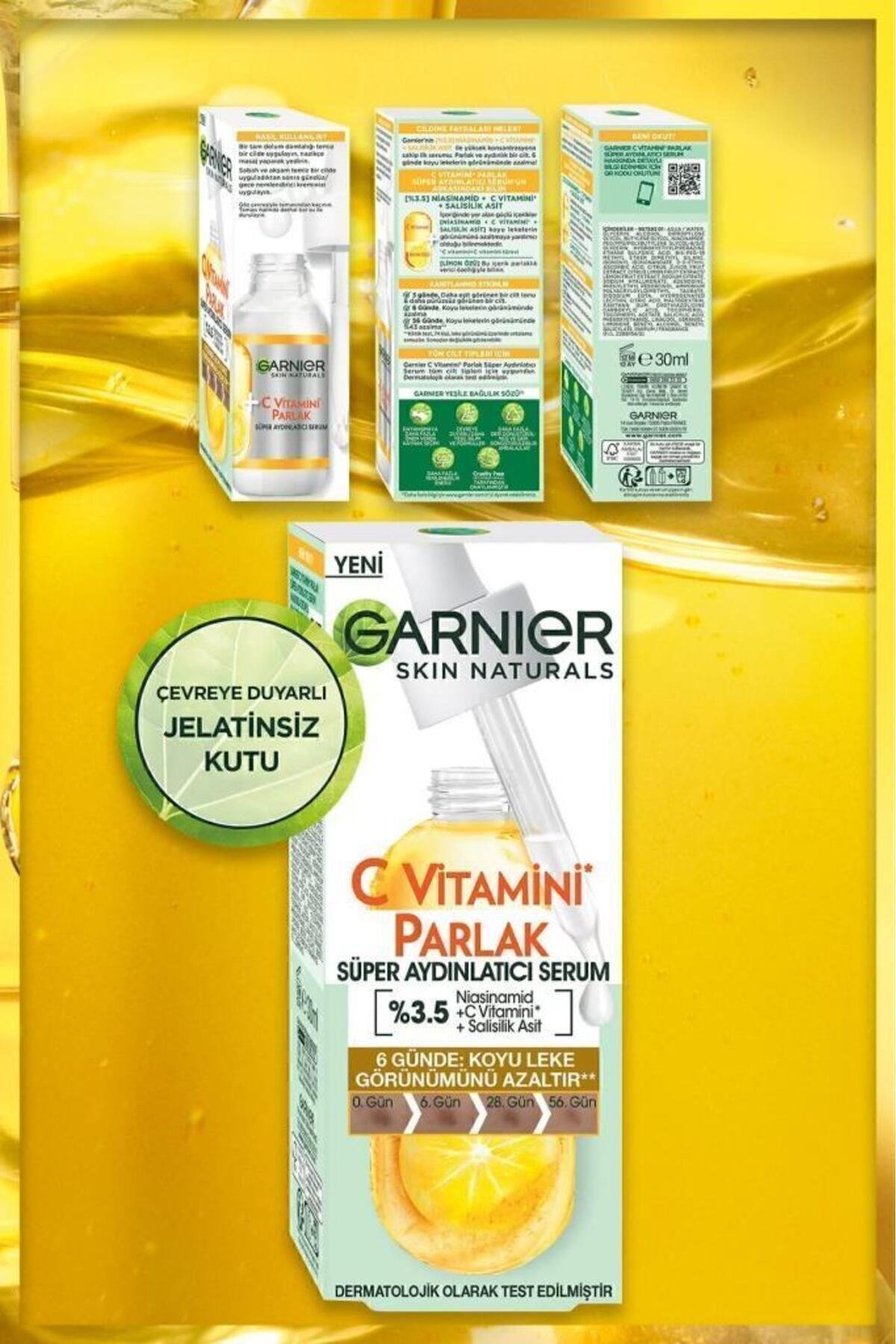 C Vitamini Parlak Süper Aydınlatıcı Serum & C Vitamini Parlak Günlük Aydınlatıcı Krem