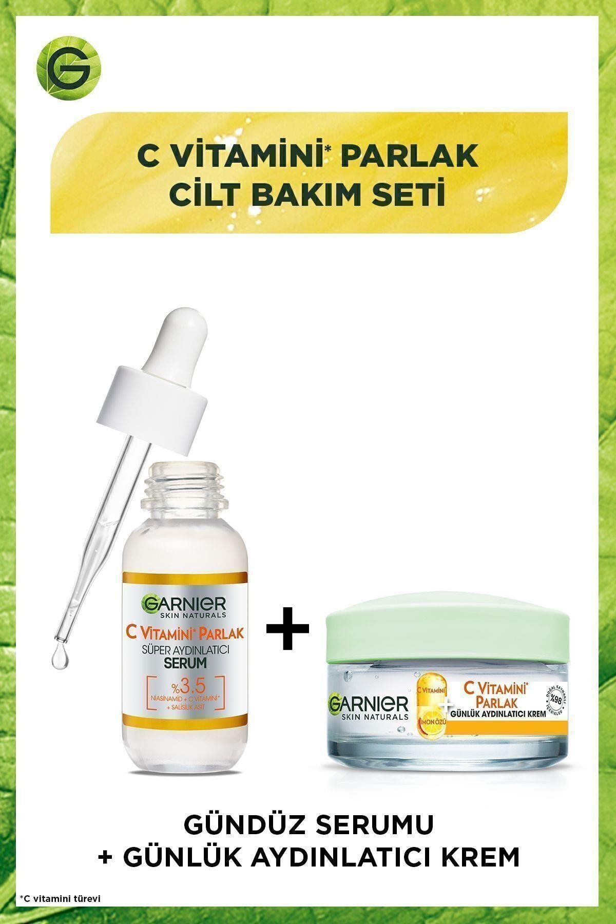 C Vitamini Parlak Süper Aydınlatıcı Serum & C Vitamini Parlak Günlük Aydınlatıcı Krem