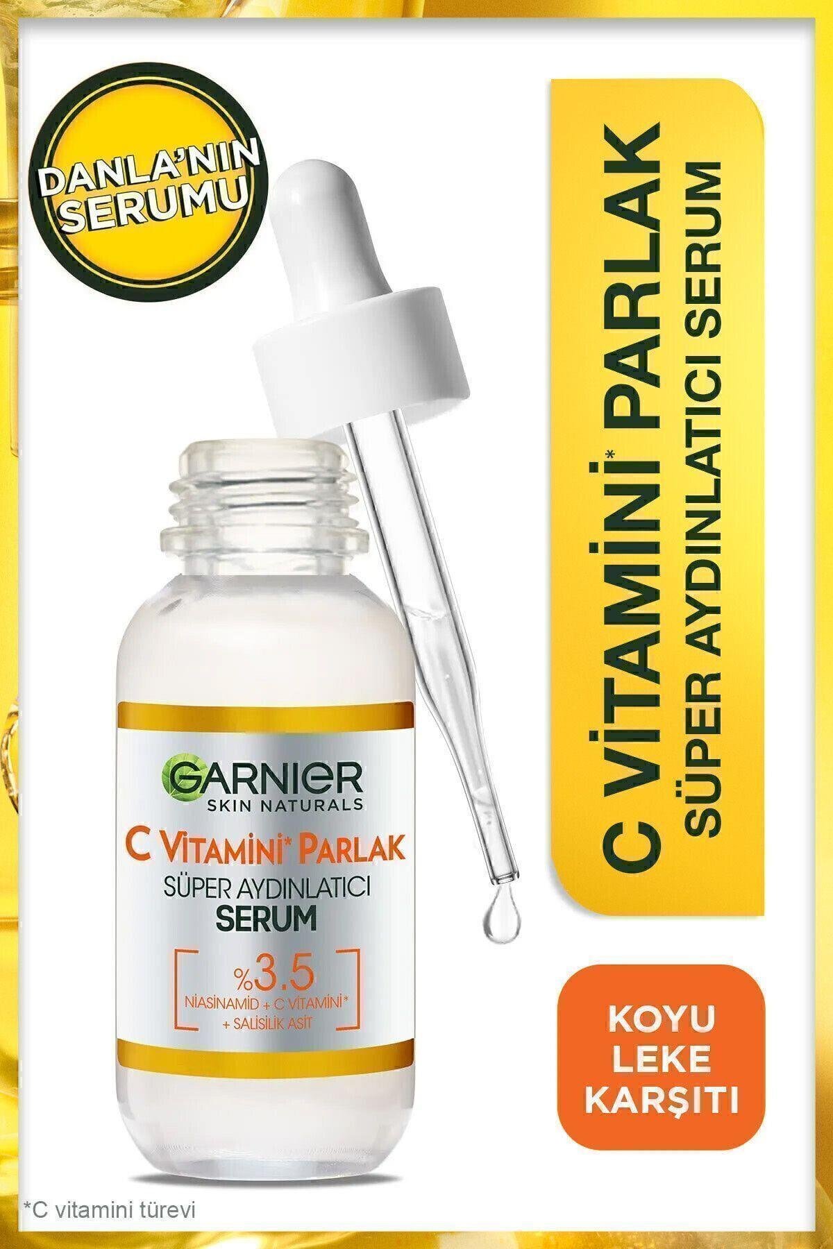 C Vitamini Parlak Süper Aydınlatıcı Serum 30ml & Kömürlü 3'ü 1 Arada Siyah Nokta Karşıtı 50 Ml