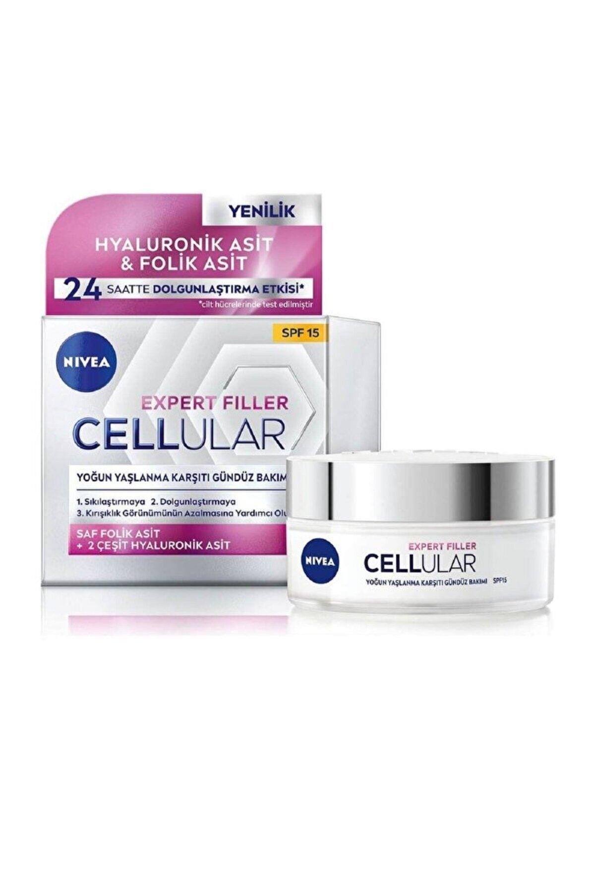 Cellular Expert Filler Yoğun Yaşlanma Karşıtı - Gündüz Bakım Yüz Kremi SPF15 - 50 ml