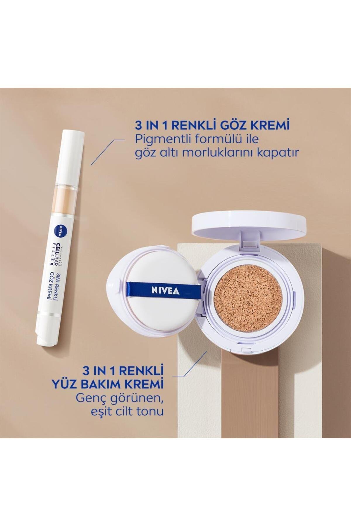 Cellular Expert Finish 3in1 Cushion Renkli Açık Ton Yüz Bakım Kremi 15ml, Hyaluron ve Kolajen