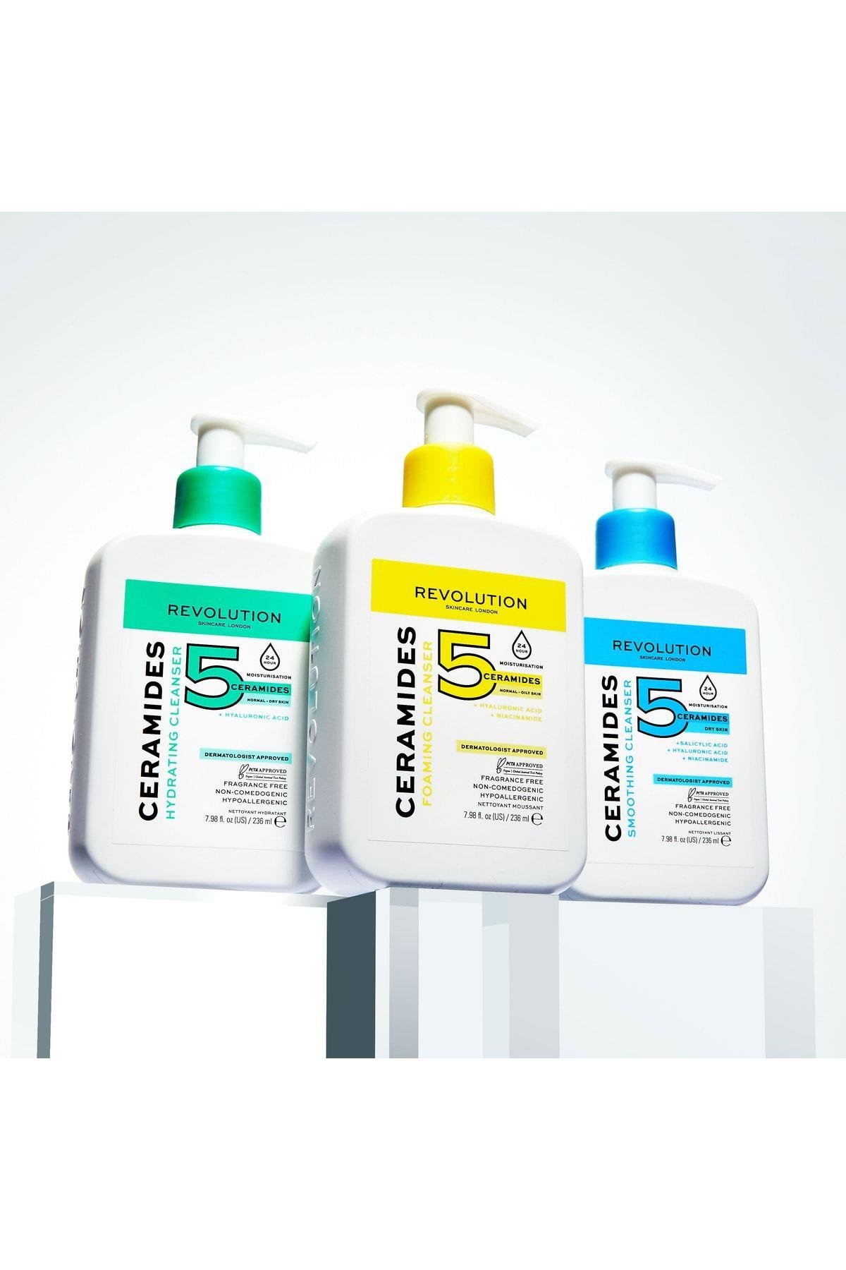 Ceramides Hyaluronik Asit Niasinamid Nemlendirici Yüz Temizleme Jeli 236ml