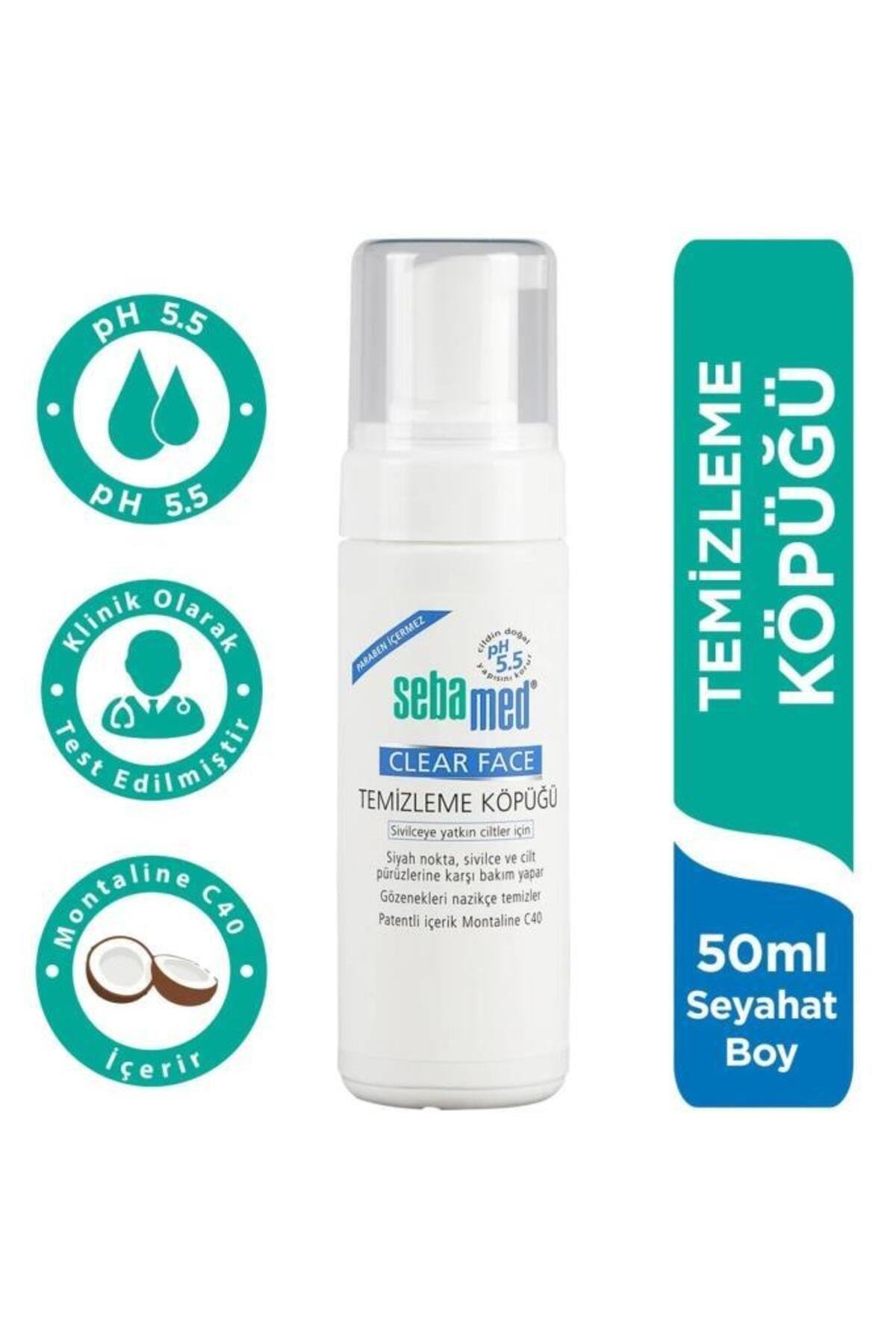 Clear Face Yüz Temizleme Köpüğü 50ml X5