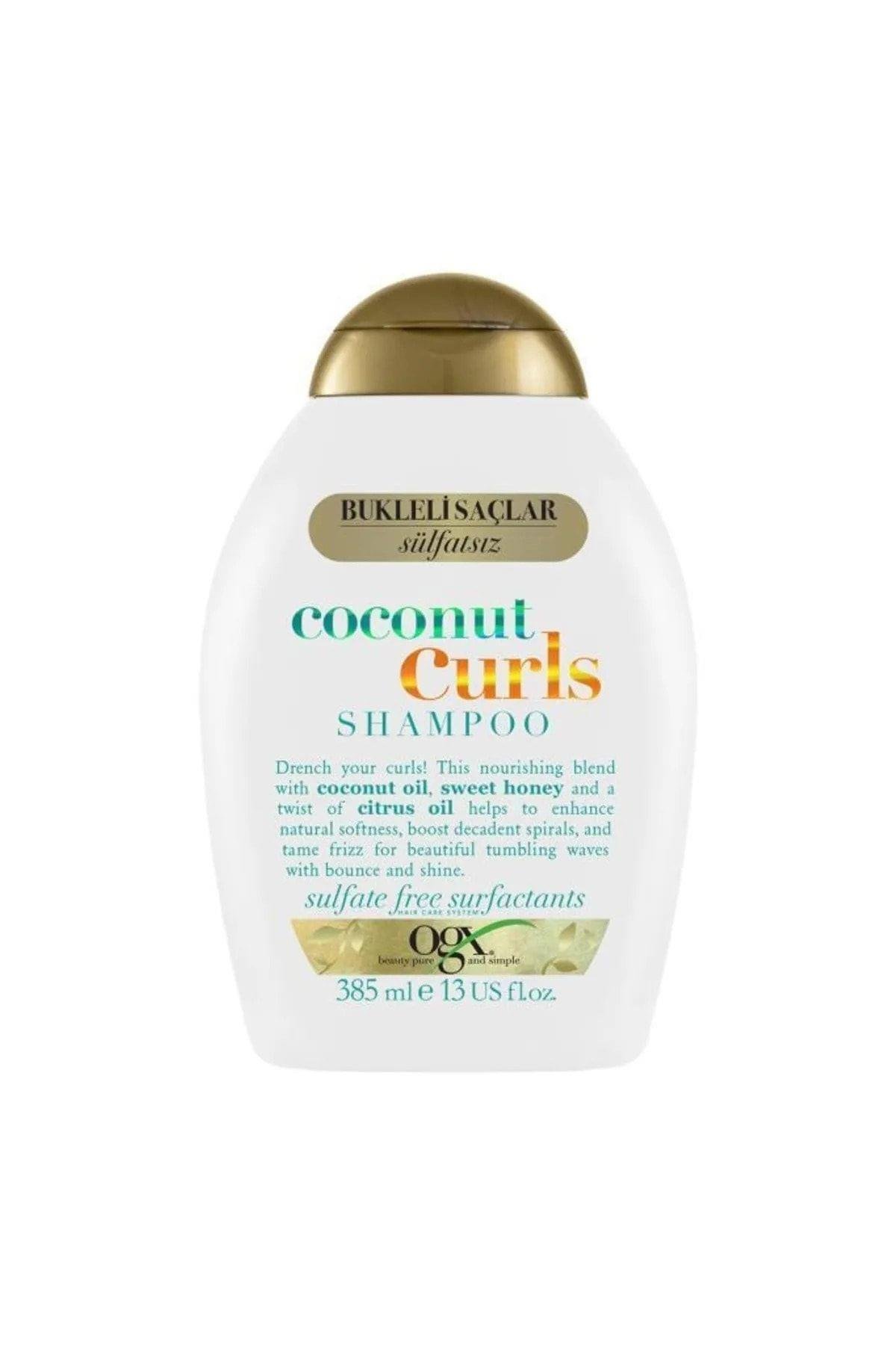 Coconut Curls Bukle Belirginleştirici Elektriklenme Karşıtı Sülfatsız Şampuan 385 Ml